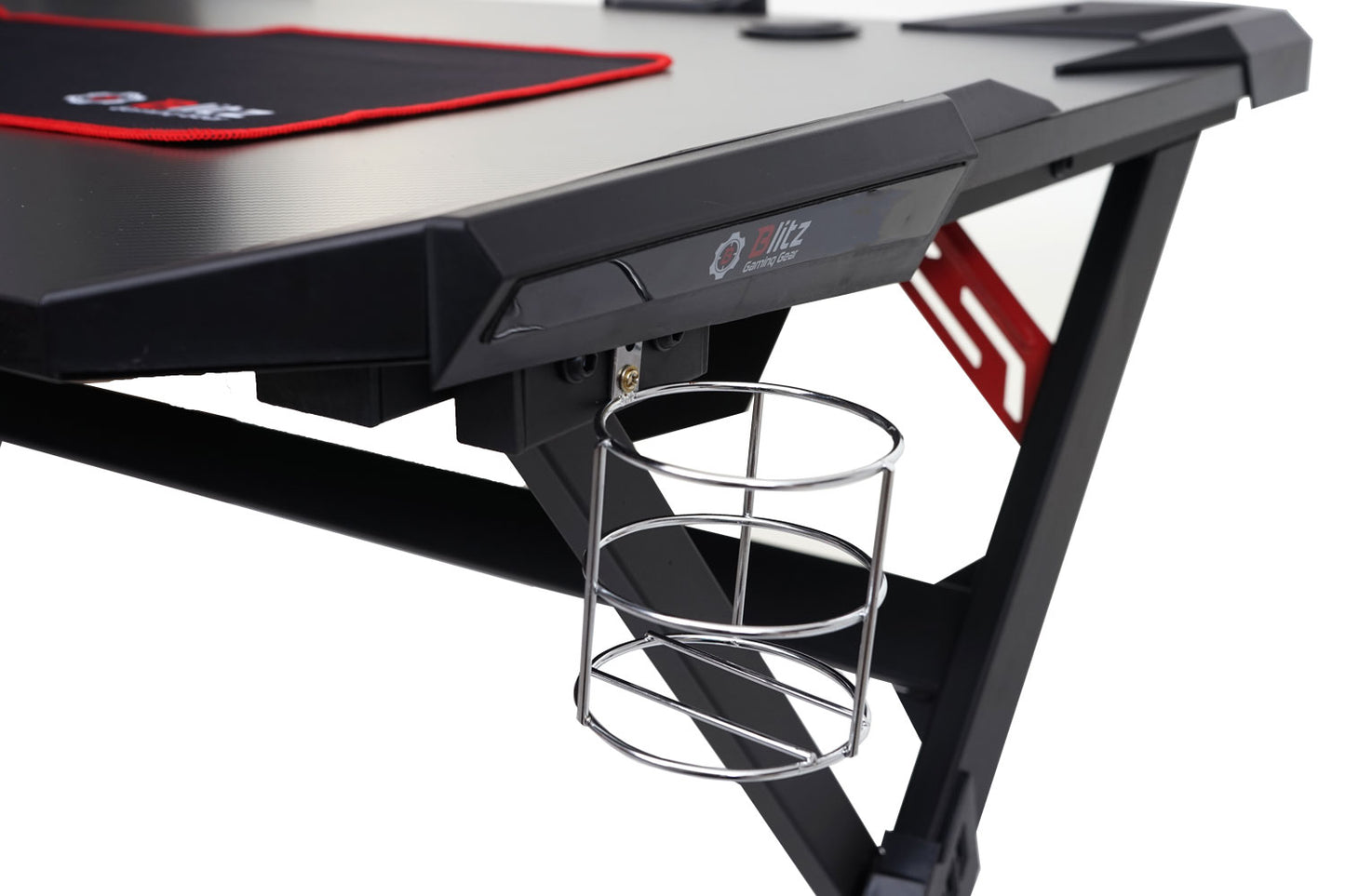 Bureau MCW-F11, computerbureau jeugdbureau, gaming 120x75cm MVG zwart
