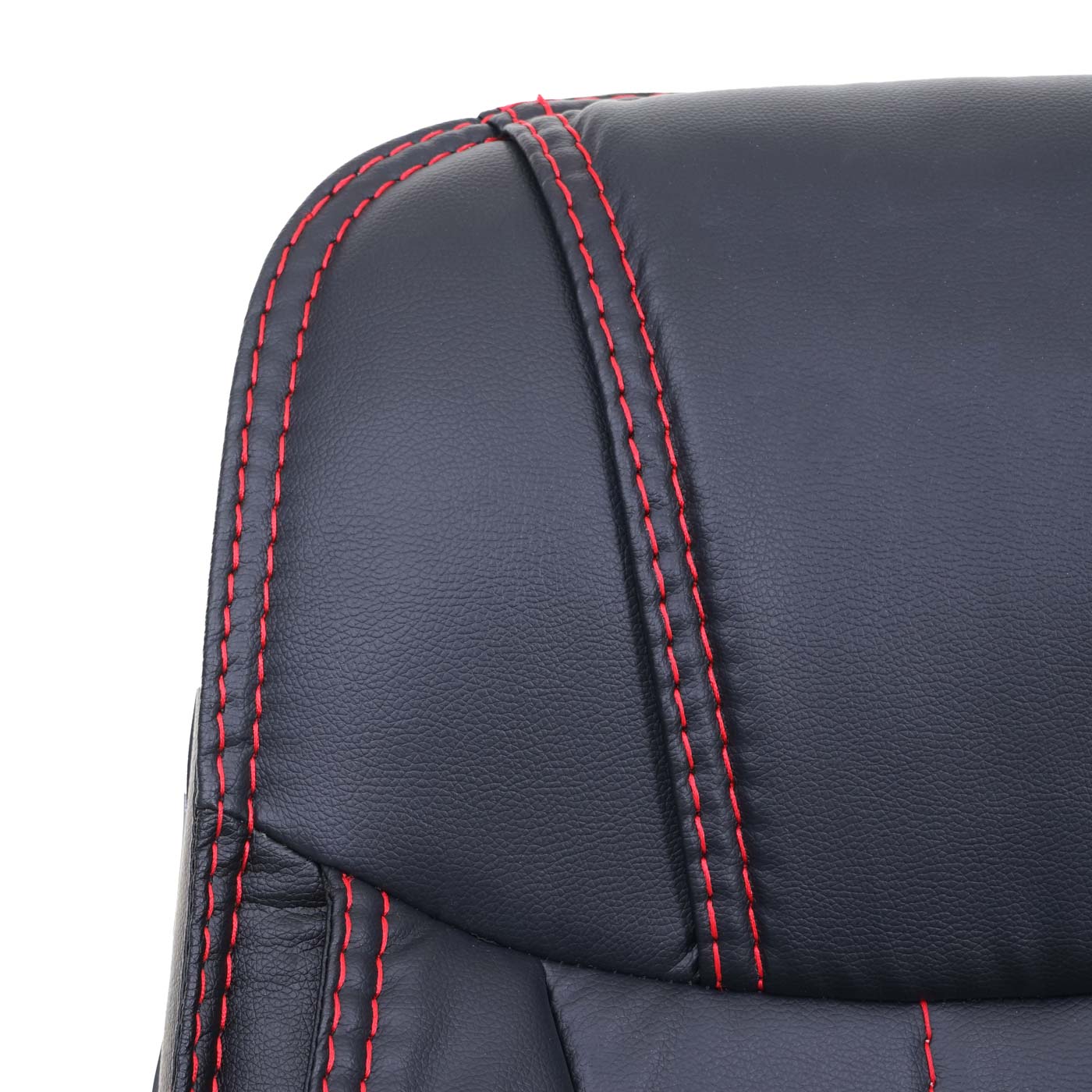 Bureaustoel MCW-F14, bureaustoel directiedraaistoel, 150kg belastbaar kunstleer ~ zwart