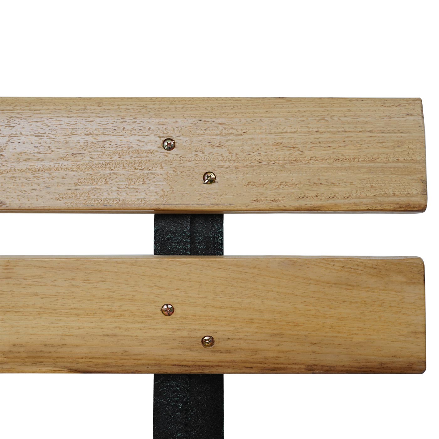 Tuinbank MCW-F96, parkbank houten bank, gietijzer ~ 2-zits 125cm lichtbruin