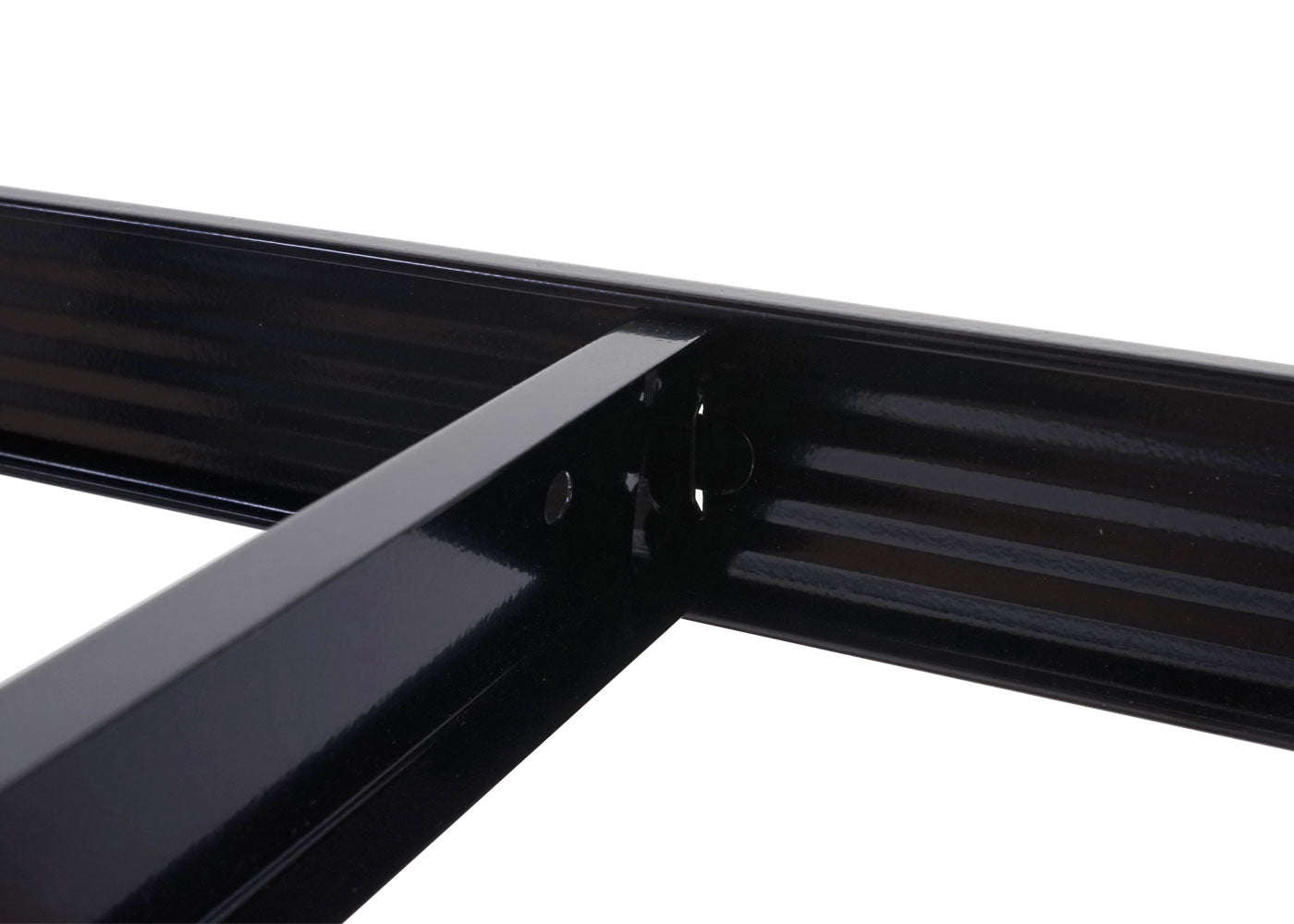 Zware rekken MCW-E33, kelder rekken plug-in rekken opslag rekken, 875kg staal 5 planken ~ zwart 200x120x60cm