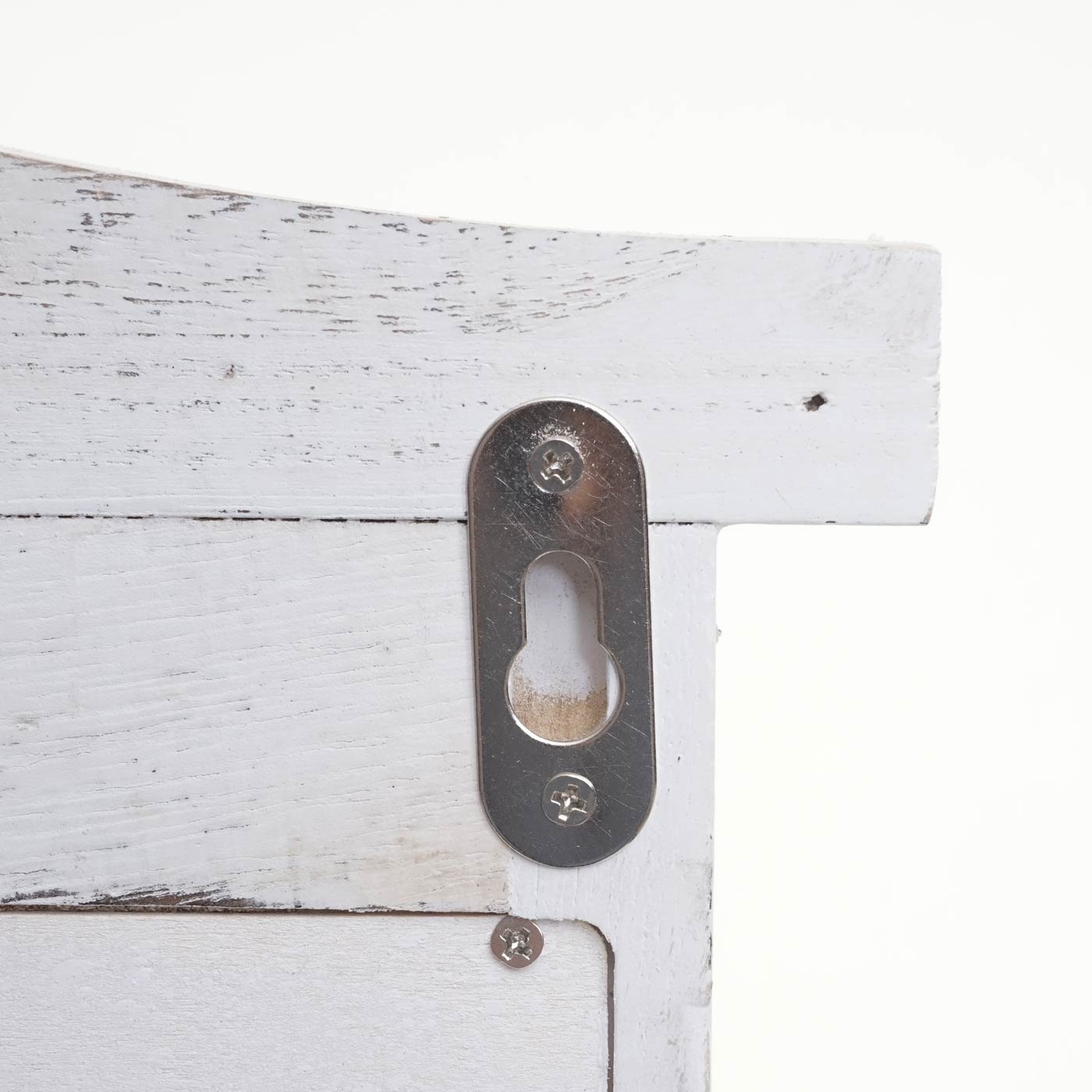 Wandspiegel Badkamerspiegel Badkamerspiegel venster met luiken, 71x46x5cm ~ shabby white
