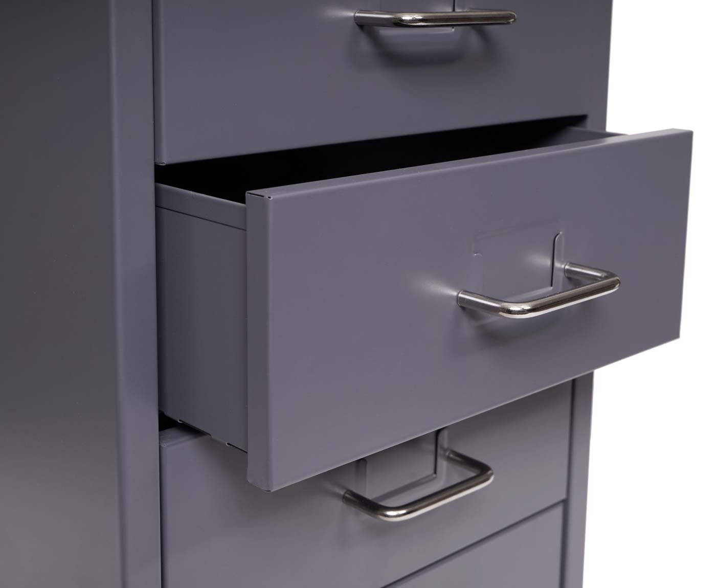 Verrijdbaar onderstel Boston T851, ladekast stalen kast, 69x28x41cm 6 laden ~ donkergrijs