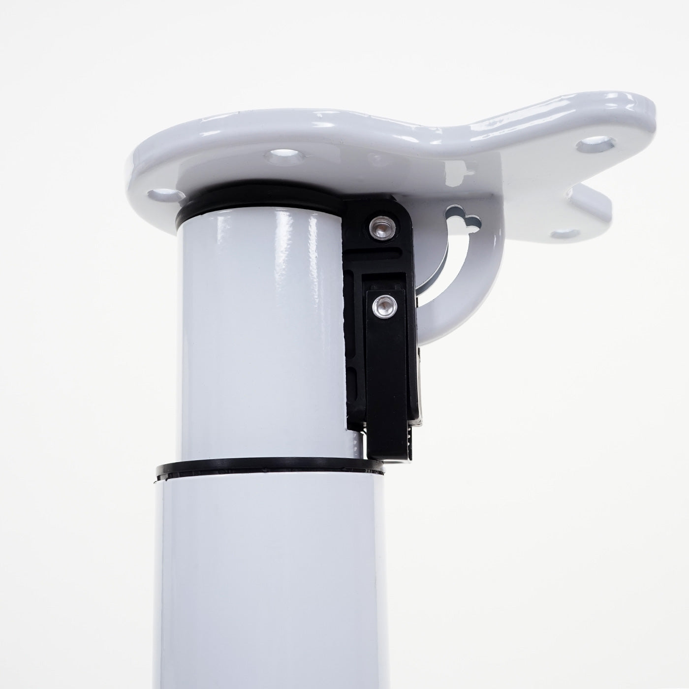 Set van 4 tafelpoten MCW-H35 voor bureau Tafelpoot inklapbaar draaimechanisme in hoogte verstelbaar 70-110cm ~ wit