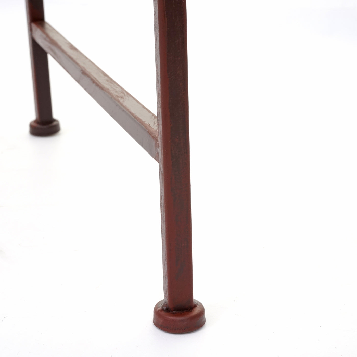 Tuinbank MCW-H78, parkbank, 2-zits metaal met ornamenten roest-look bruin 150cm ~ zonder zitkussen