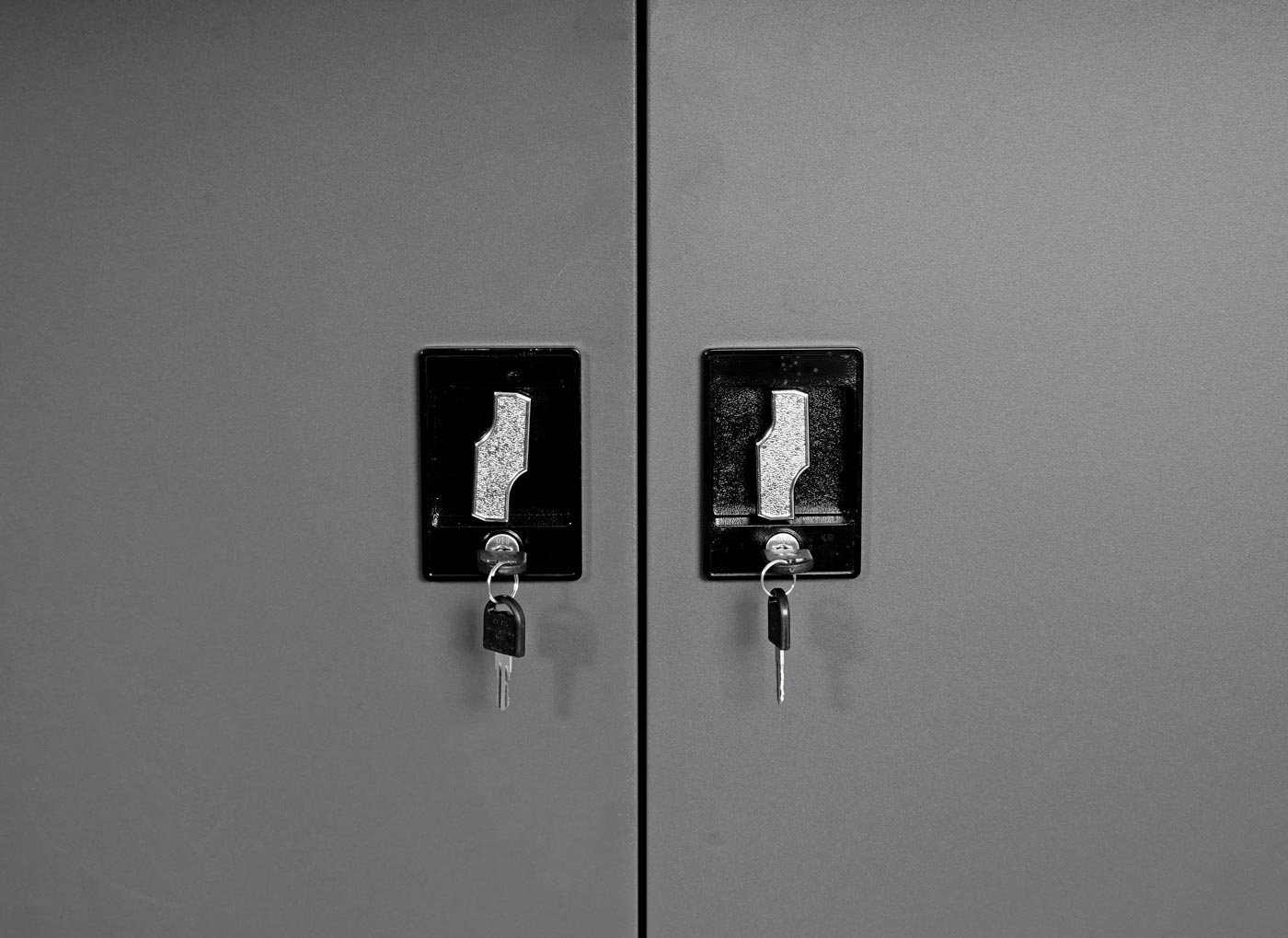 2-zits fietsgarage MCW-H66, fietsbox gereedschapshok fietsoverkapping, uitschuifbaar afsluitbaar metaal ~ antraciet