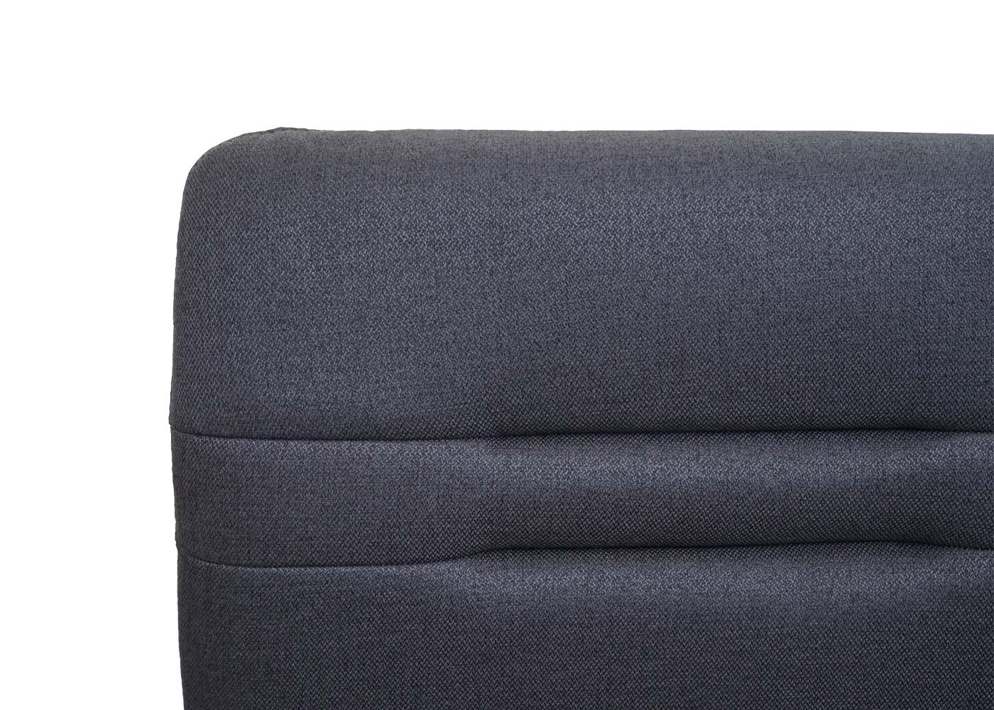 Bank MCW-H70, eetkamerbank gestoffeerde bank, rugleuning stof/textiel geborsteld roestvrij staal ~ grijs 180cm