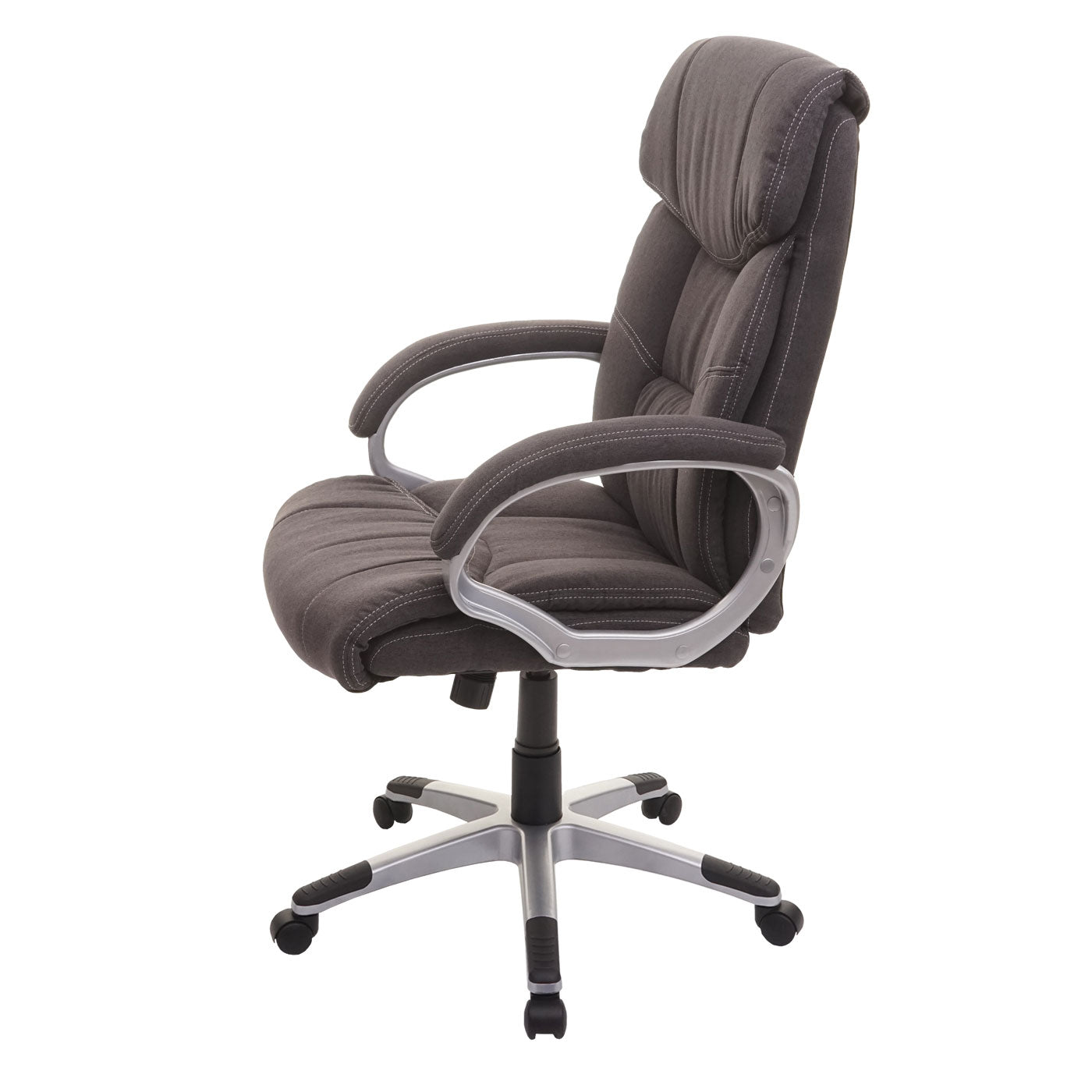 Bureaustoel MCW-A71, bureaustoel, stof/textiel, MVG ~ donkergrijs