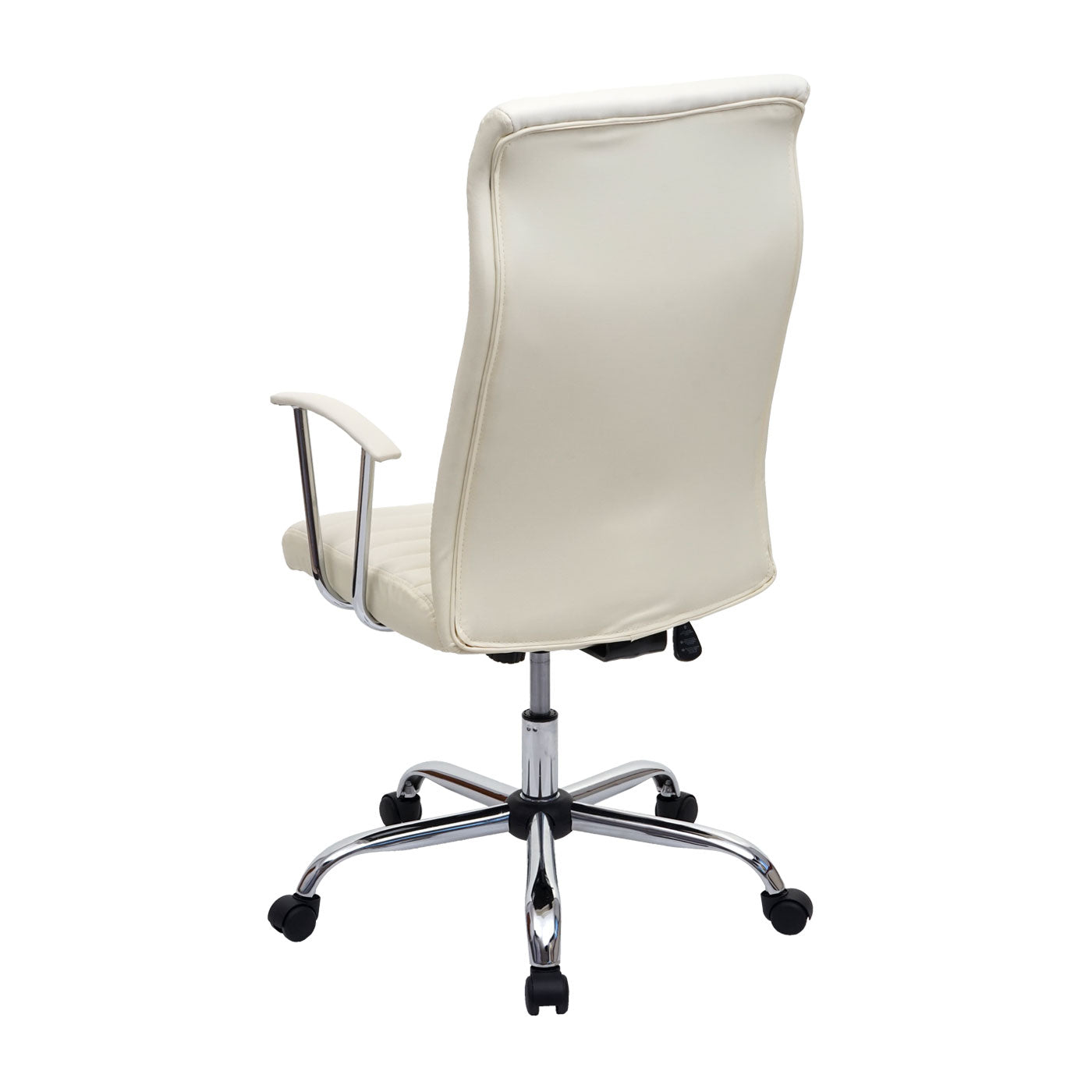 Bureaustoel Cagliari, bureaustoel directiefauteuil, kunstleer ~ crème-beige