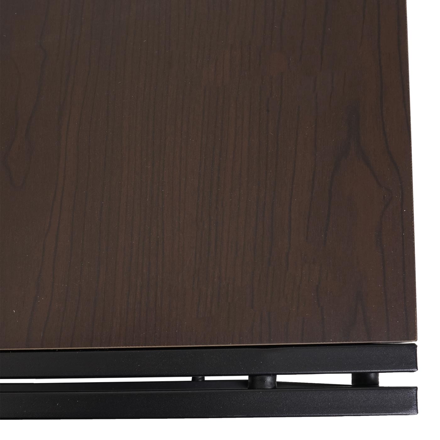 Salontafel MCW-A27, bijzettafel woonkamertafel, 41x120x60cm 3D structuur, metaal MDF ~ donkerbruin