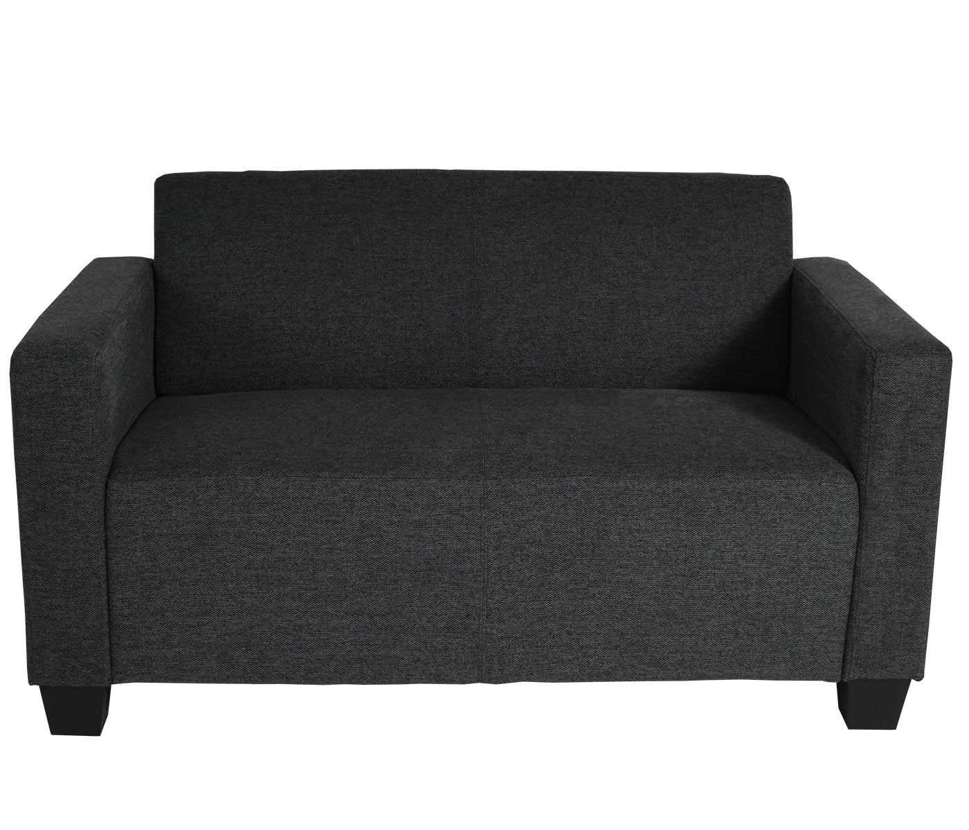 2-zits bank Lyon loungebank stof/textiel ~ antraciet-grijs