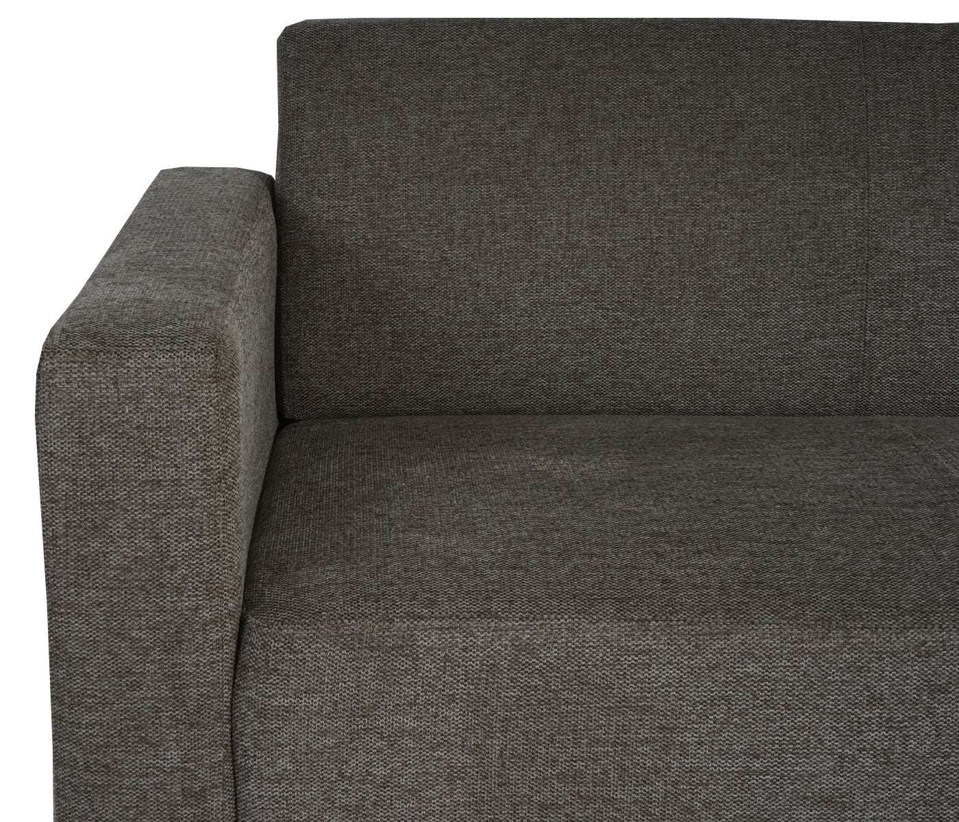 2-zits bank Lyon loungebank stof/textiel ~ bruin