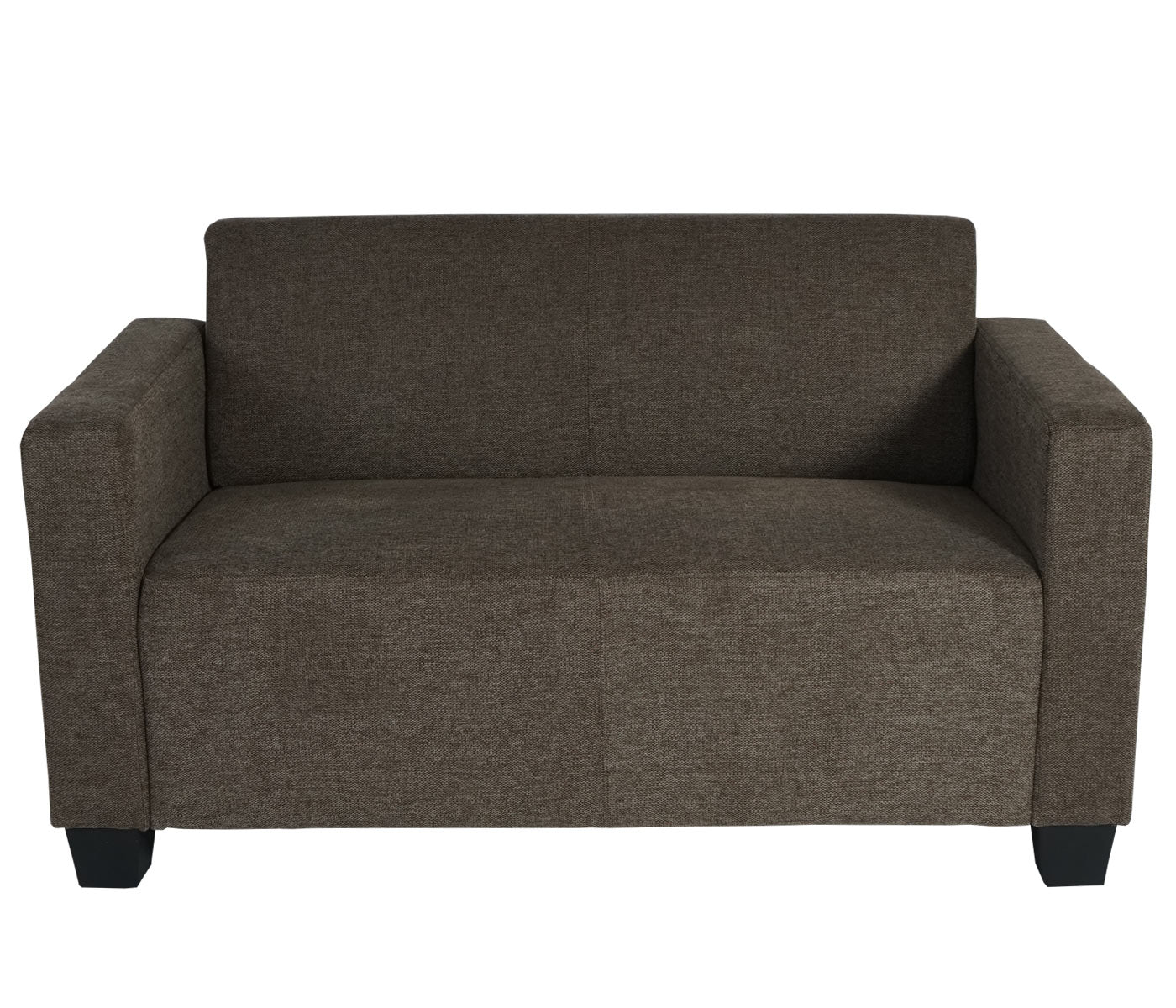 2-zits bank Lyon loungebank stof/textiel ~ bruin