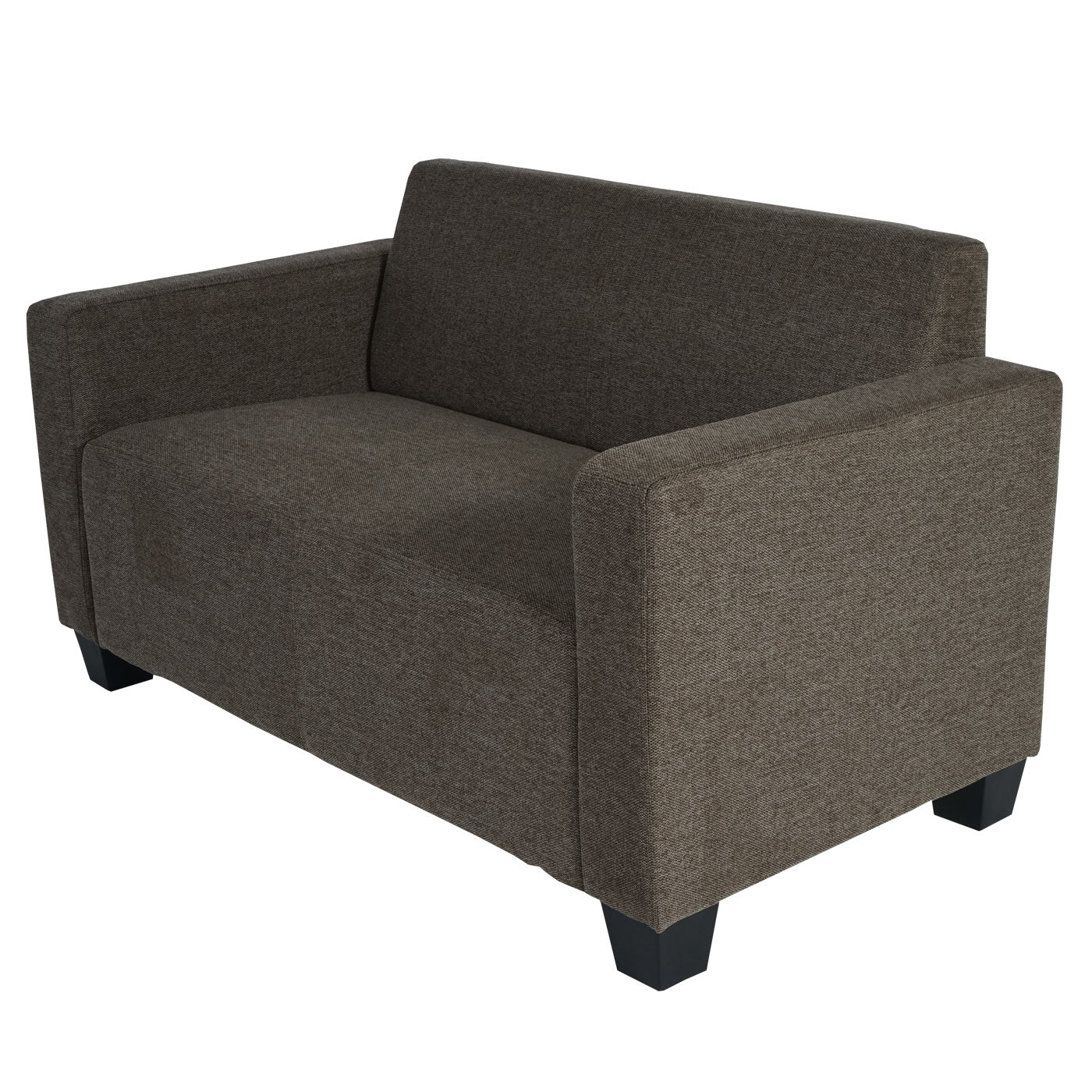 2-zits bank Lyon loungebank stof/textiel ~ bruin