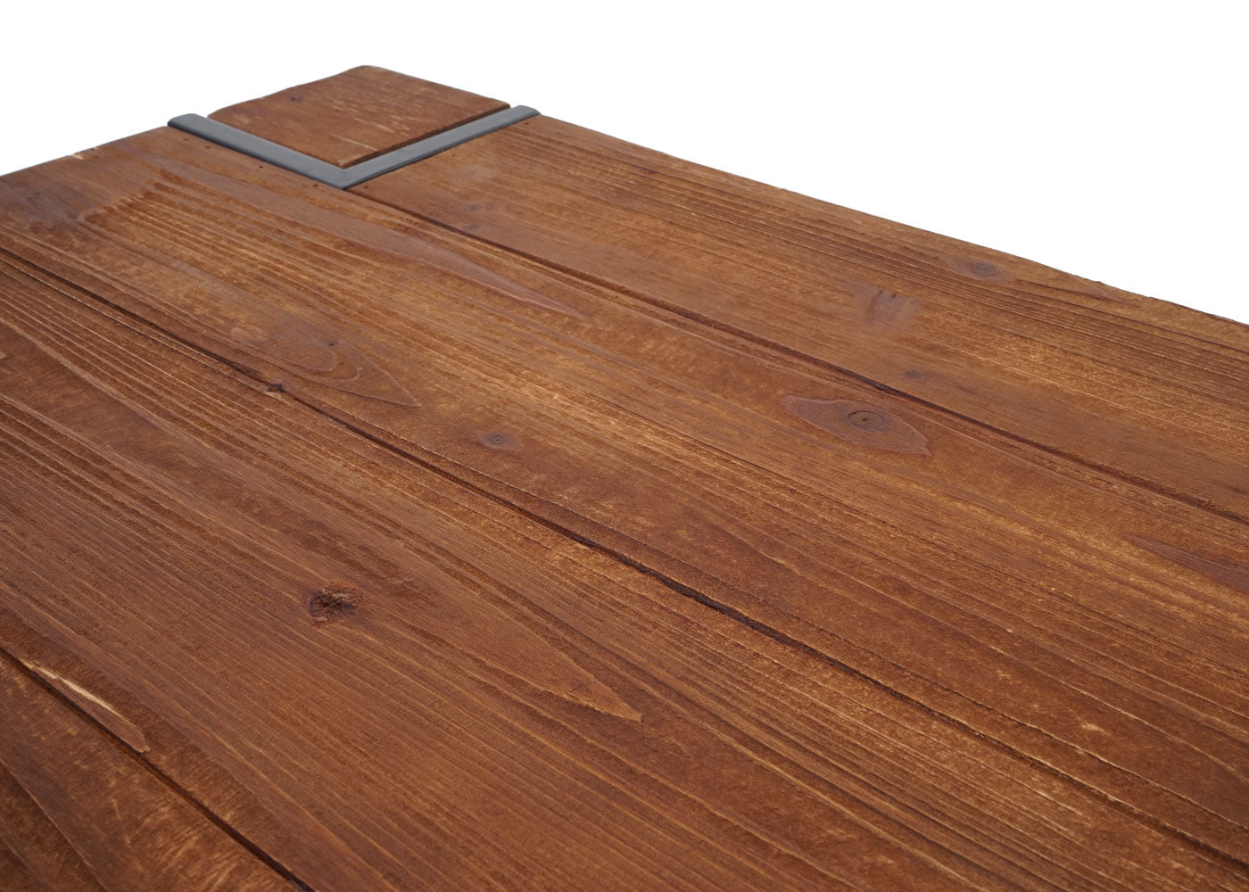 Salontafel MCW-A15, woonkamertafel, massief rustiek dennenhout MVG-gecertificeerd ~ bruin 60x60cm