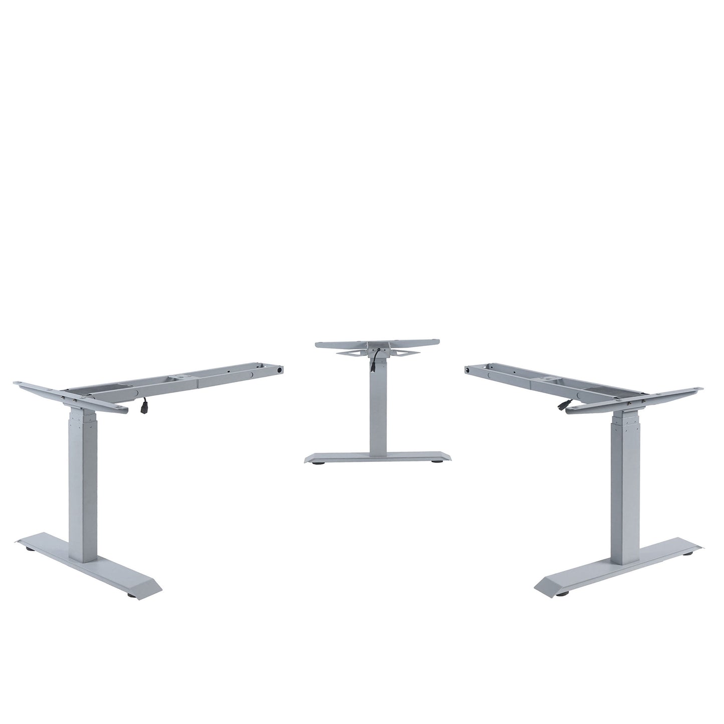 3in1 onderstel MCW-D40, variabel tafelframe, elektrisch in hoogte verstelbaar Geheugen 47kg ~ grijs