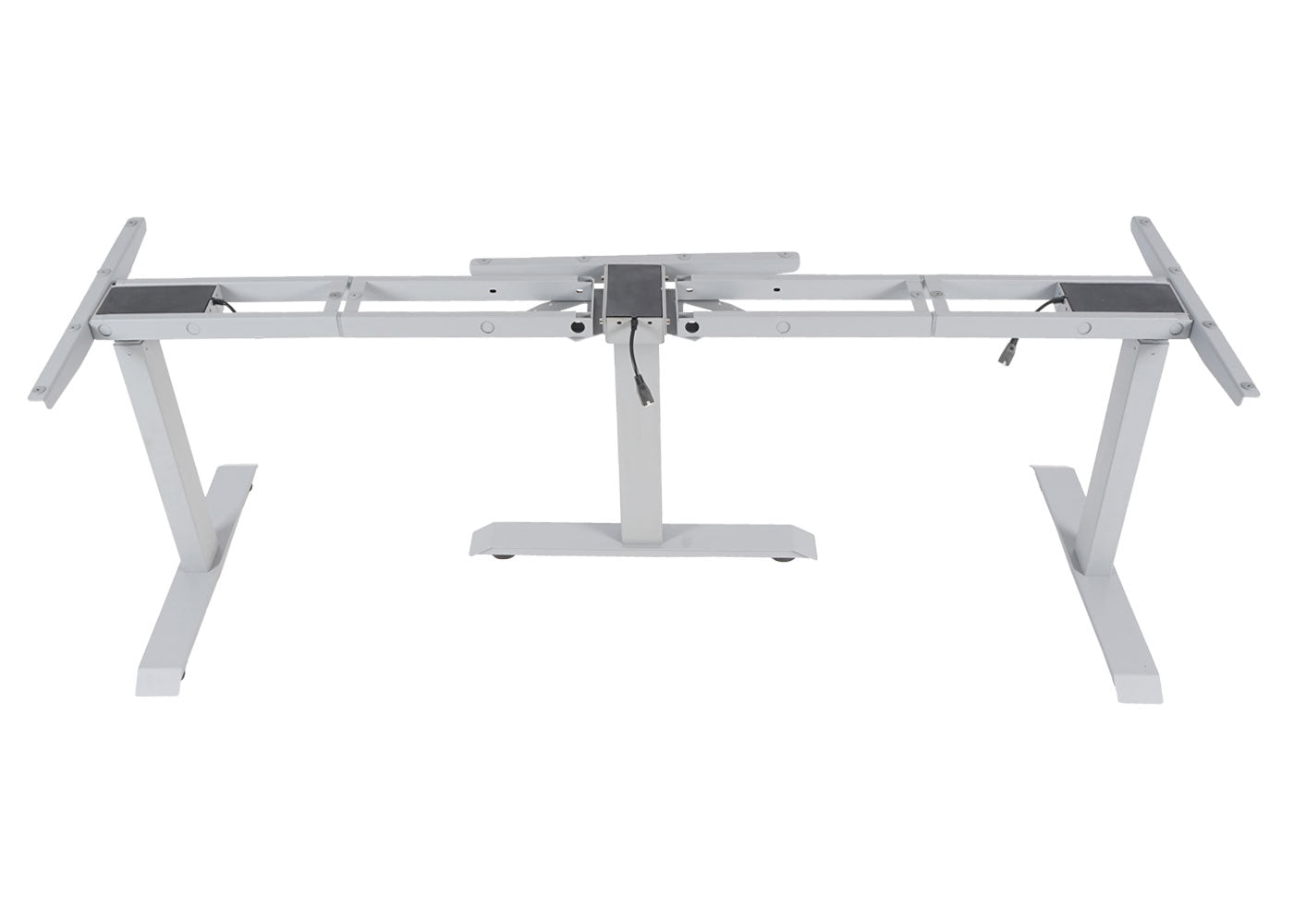 3in1 onderstel MCW-D40, variabel tafelframe, elektrisch in hoogte verstelbaar Geheugen 47kg ~ grijs