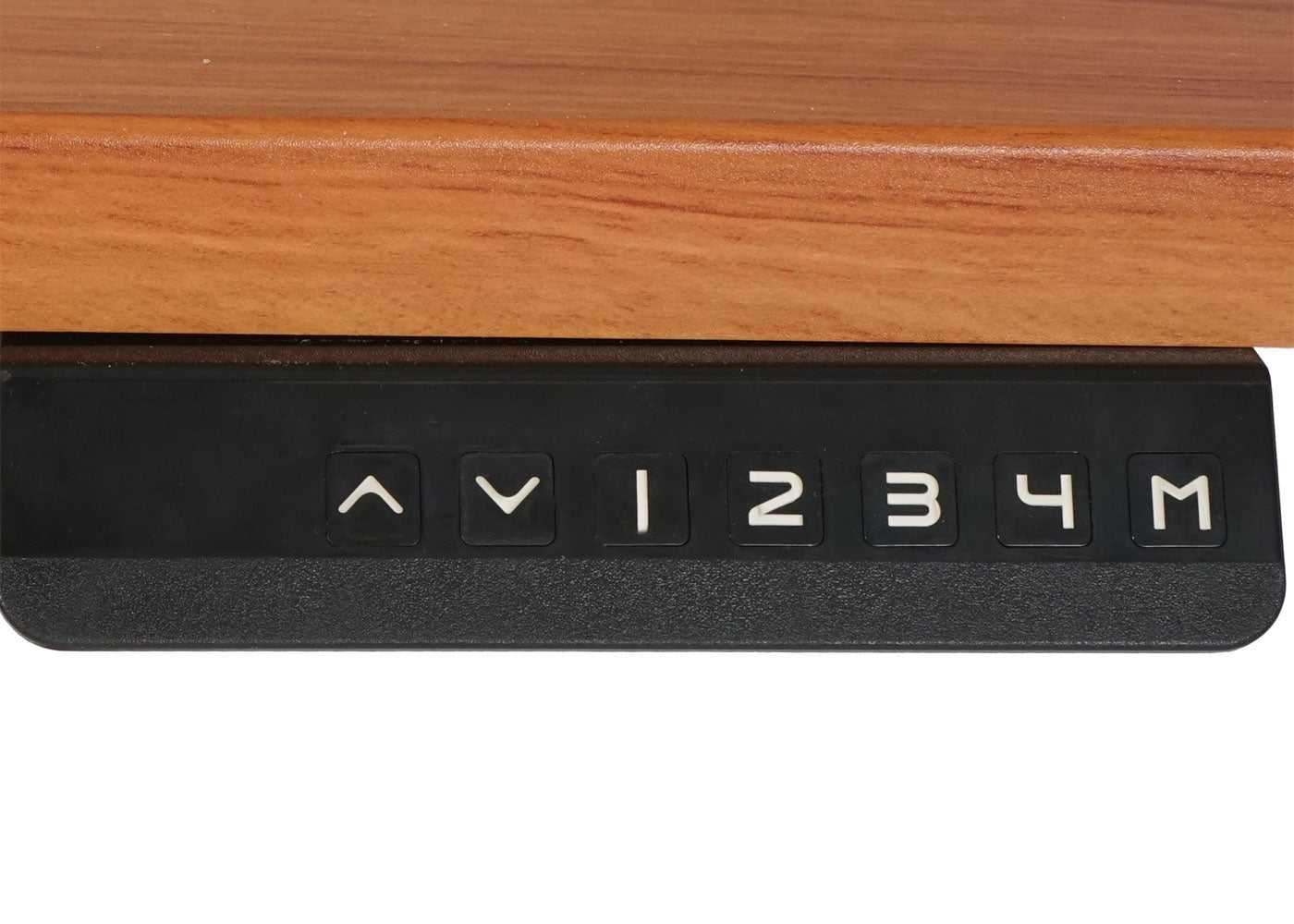 Bureau MCW-D40, computerbureau, 120° elektrisch in hoogte verstelbaar ~ naturel, antracietgrijs