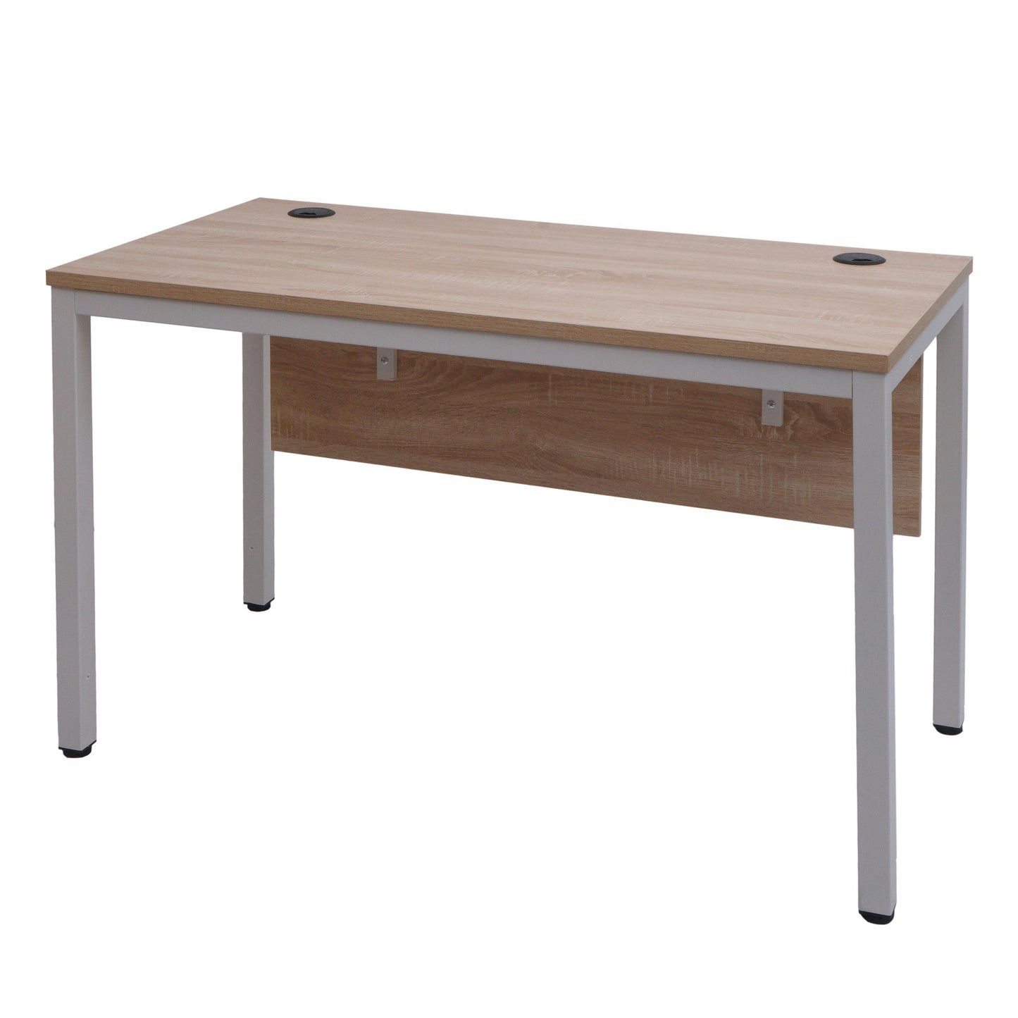 Bureau MCW-E94, bureau computer 120x60cm ~ naturel-wit