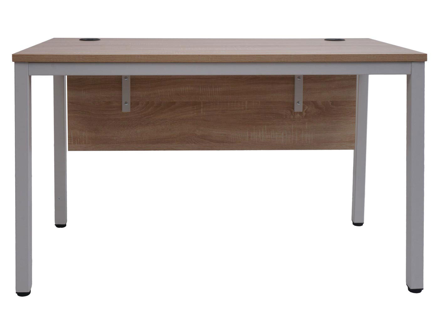 Bureau MCW-E94, bureau computer 120x60cm ~ naturel-wit