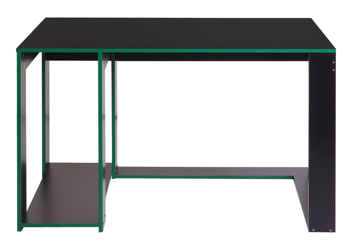 Bureau MCW-J26, computerbureau, bureau, 120x60x76cm ~ zwart-groen