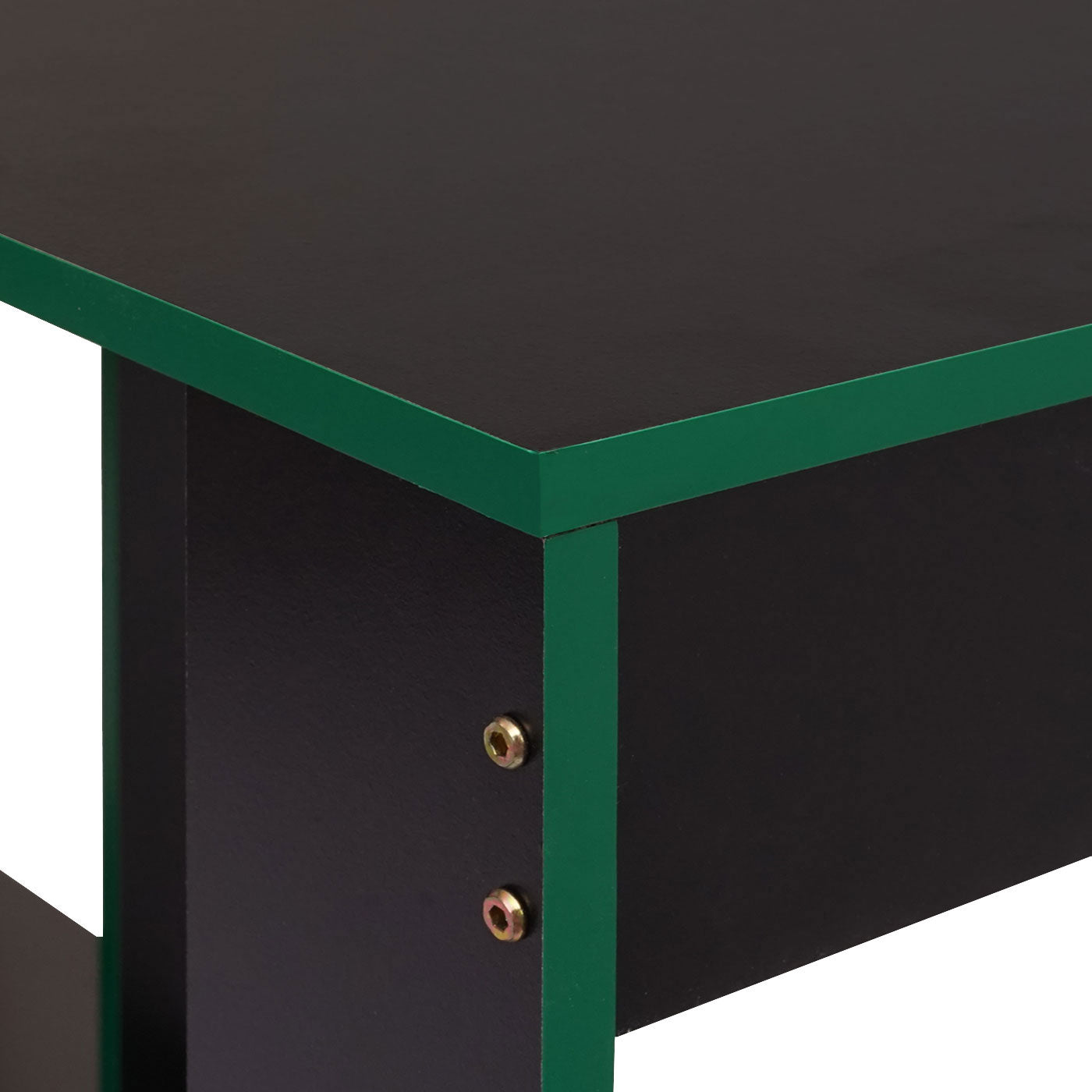 Bureau MCW-J26, computerbureau, bureau, 120x60x76cm ~ zwart-groen