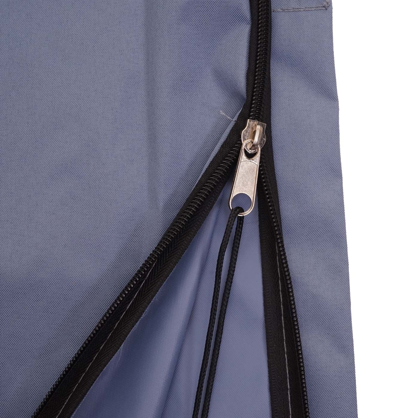 Beschermhoes MCW voor zweefparasol tot 4 m, hoes met rits ~ blauw
