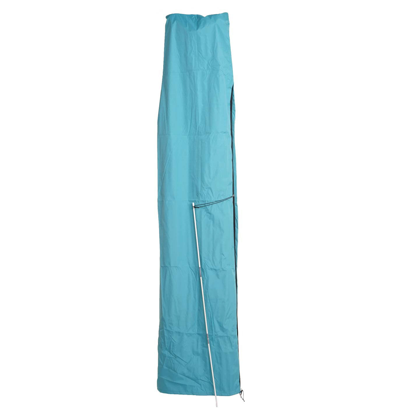 Beschermhoes MCW voor zweefparasol tot 3,5 m, hoes met rits ~ turquoise