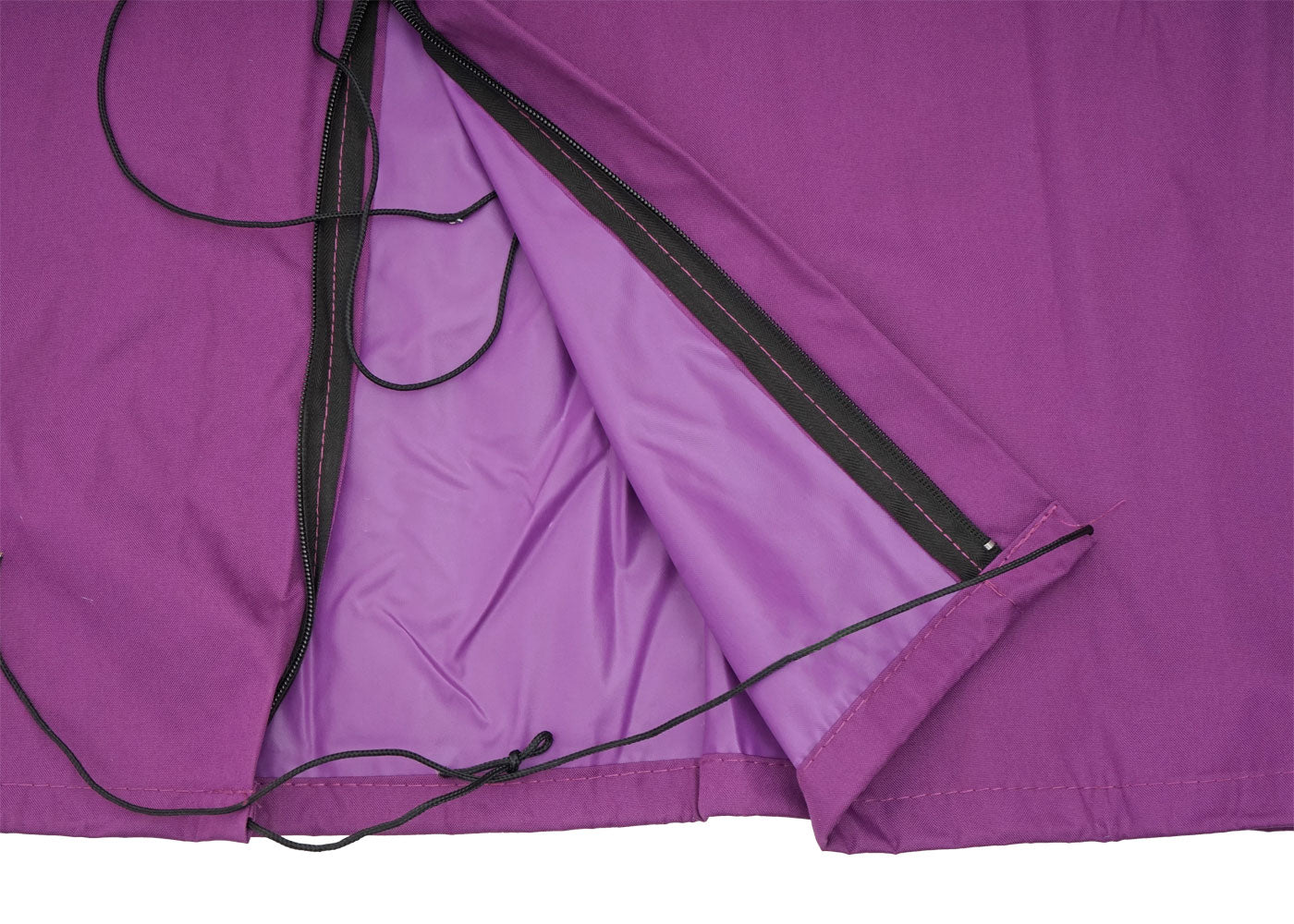 Beschermhoes MCW voor zweefparasol tot 3,5 m, hoes met rits ~ paars-paars