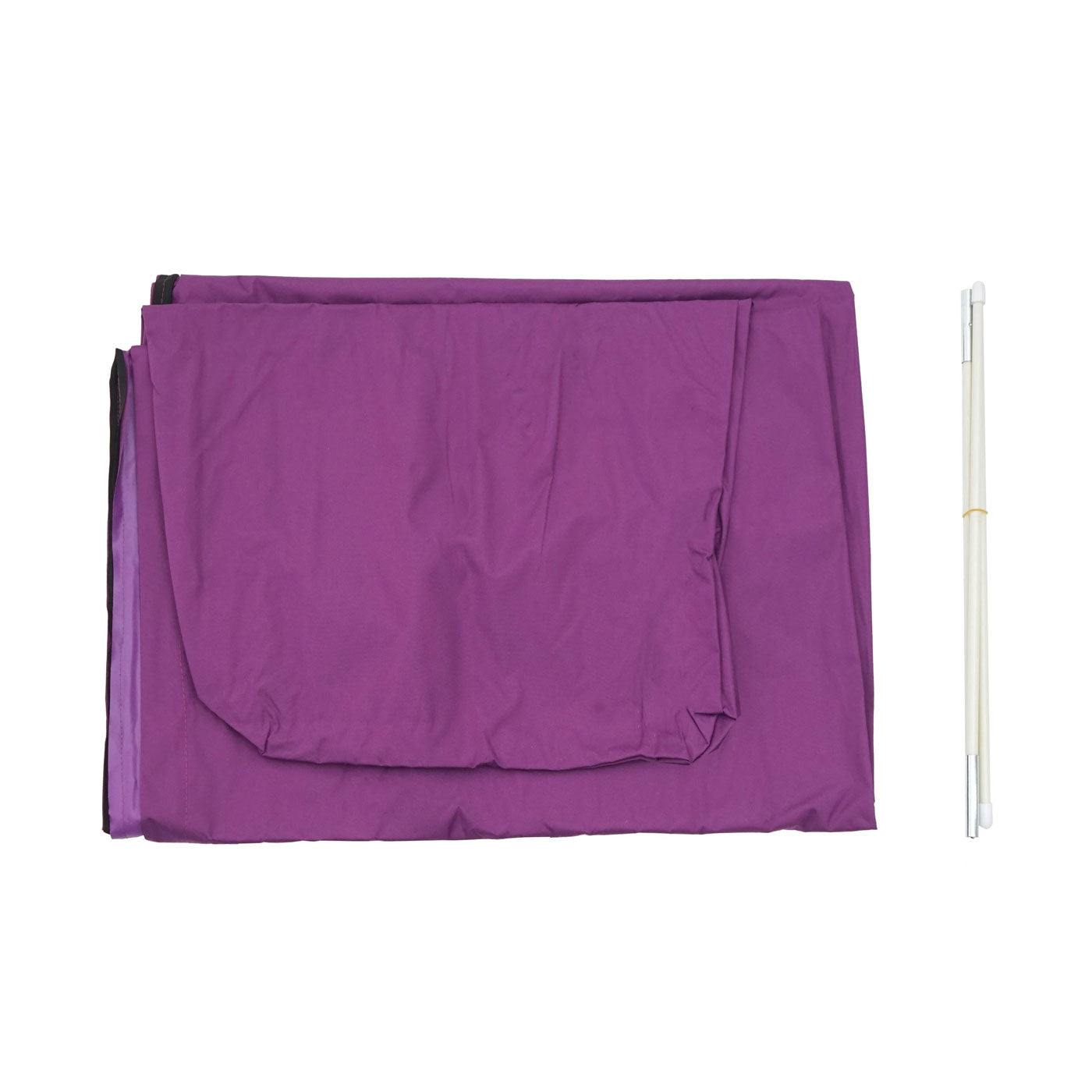 Beschermhoes MCW voor zweefparasol tot 3,5 m, hoes met rits ~ paars-paars
