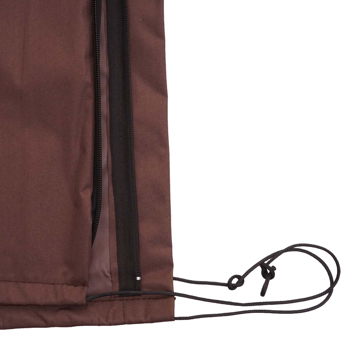 Beschermhoes MCW voor zweefparasol tot 4 m, hoes met rits ~ bruin