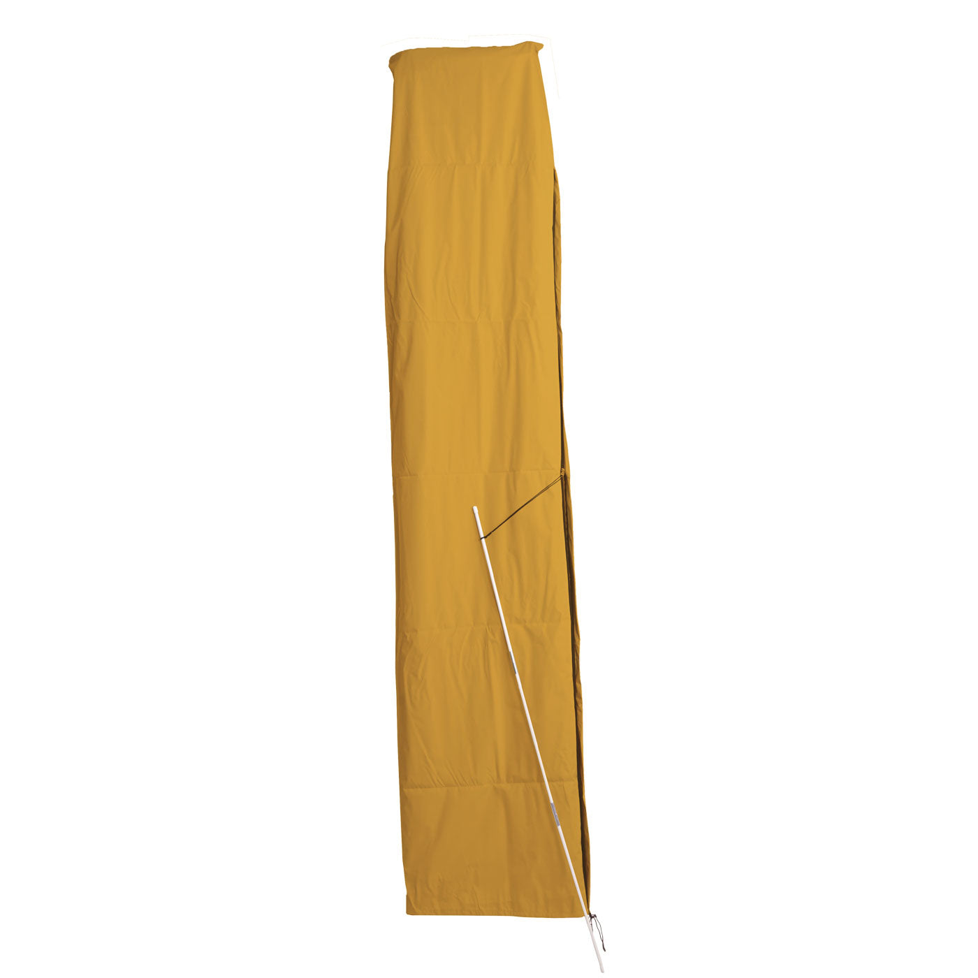 Beschermhoes MCW voor zweefparasol tot 3,5 m, hoes met rits ~ geel