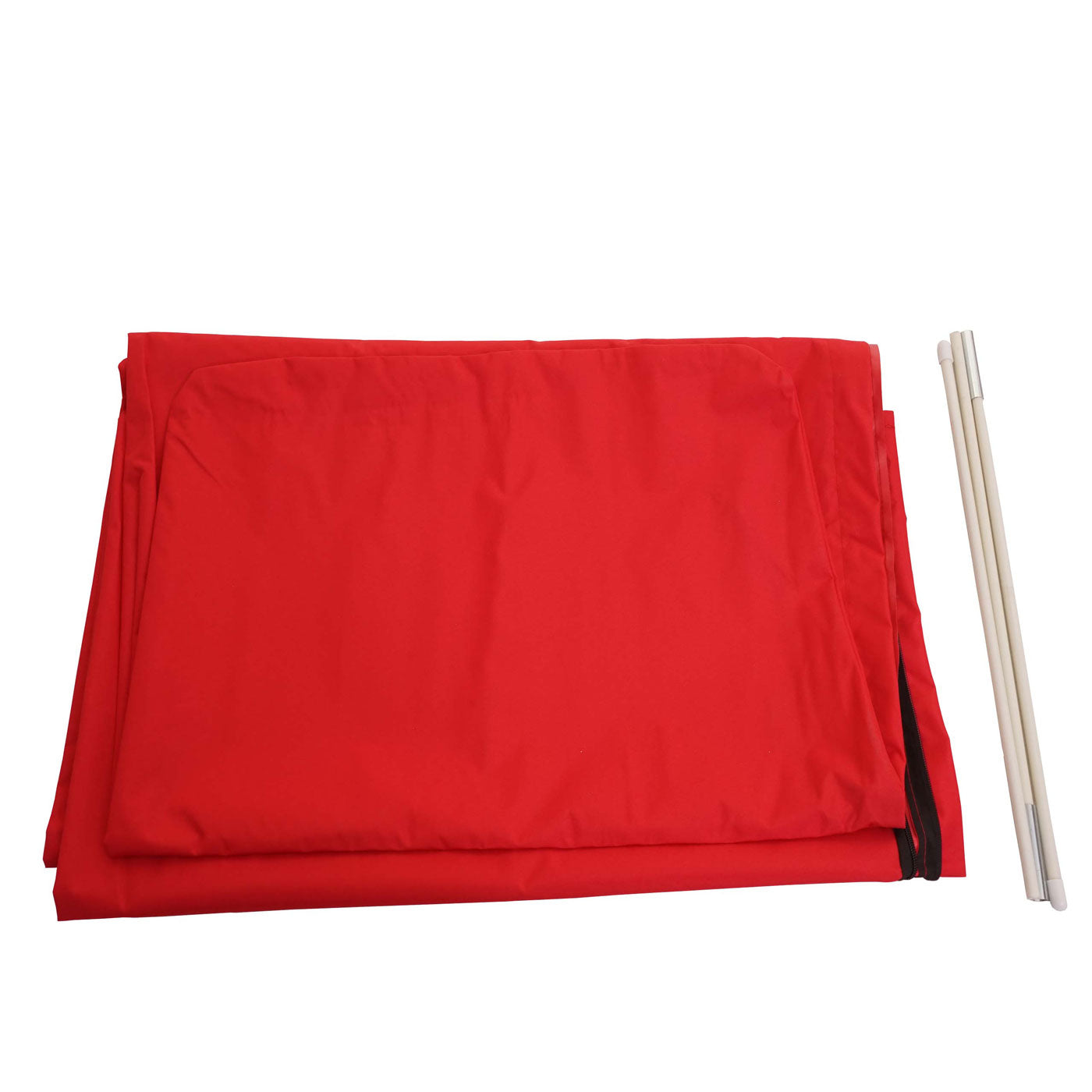 Beschermhoes MCW voor zweefparasol tot 3,5 m, hoes met rits ~ rood