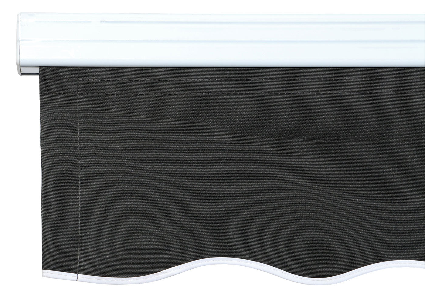 Aluminium zonnescherm MCW-E49, klaparm zonnescherm zonwering 2,5x2m ~ Polyester antraciet