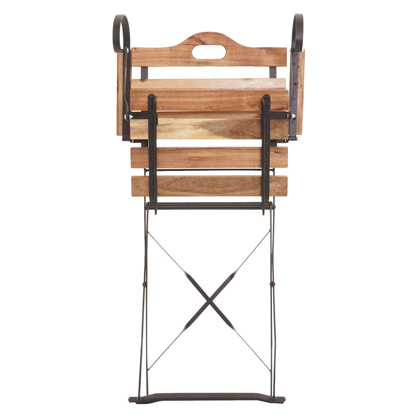 Set van 2 biertuinstoelen MCW-J40, klapstoel tuinstoel, horeca kwaliteit acacia MVG-gecertificeerd ~ natuurlijke kleur