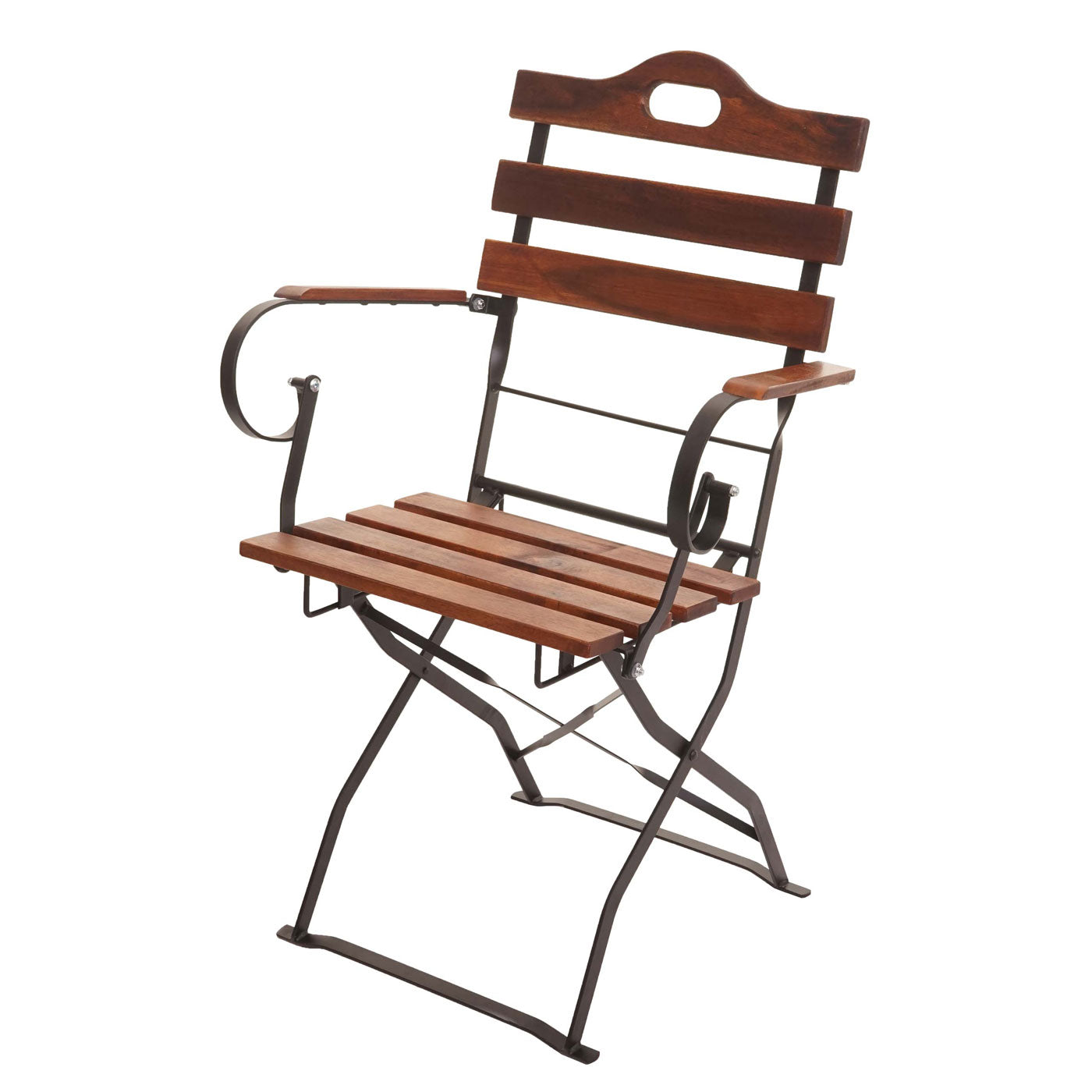 Set van 2 biertuinstoelen MCW-J40, klapstoel tuinstoel, horeca kwaliteit acacia MVG-gecertificeerd ~ bruin