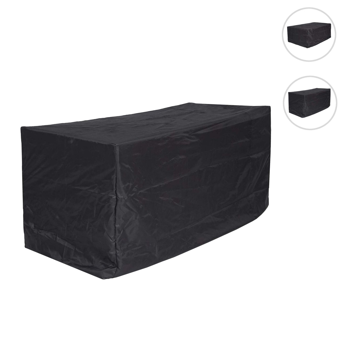 Hoes MCW-J41, dekzeil beschermhoes, tuinbank tuinmeubelen, antraciet ~ 95x180x75cm