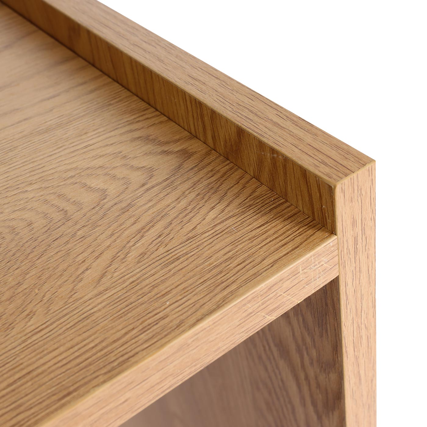 Bureau MCW-J78, bureau computer bureau werktafel, lade, 78x121x60cm ~ eiken look
