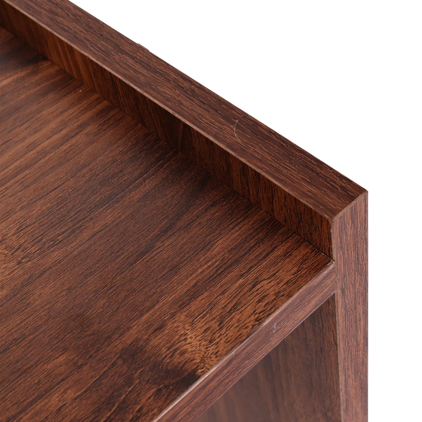 Bureau MCW-J78, bureau computerbureau werktafel, lade, 78x121x60cm ~ walnoot look