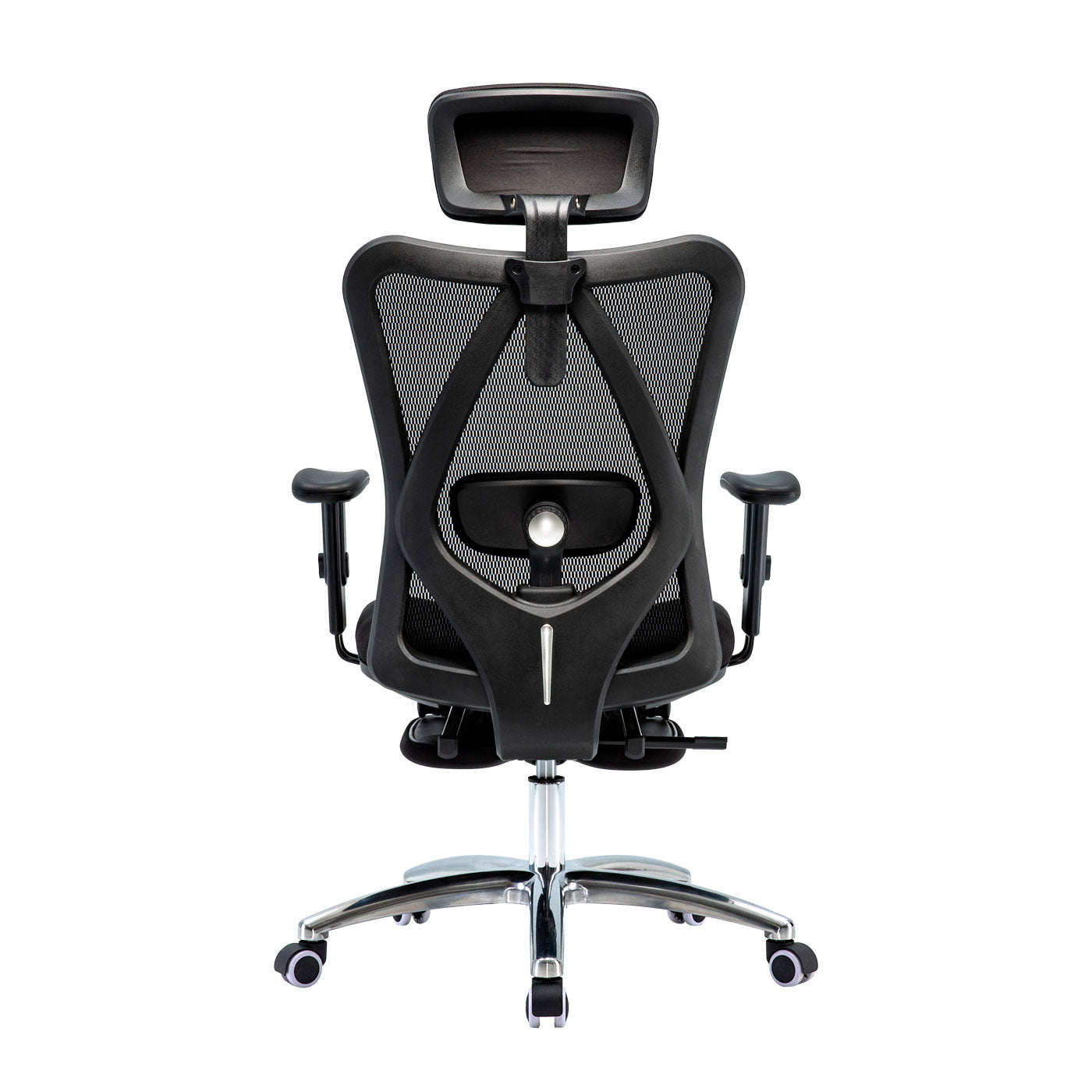Bureaustoel MCW-J86, bureaustoel, ergonomisch, verstelbare lendensteun 150kg belastbaar ~ zonder voetsteun, zwart