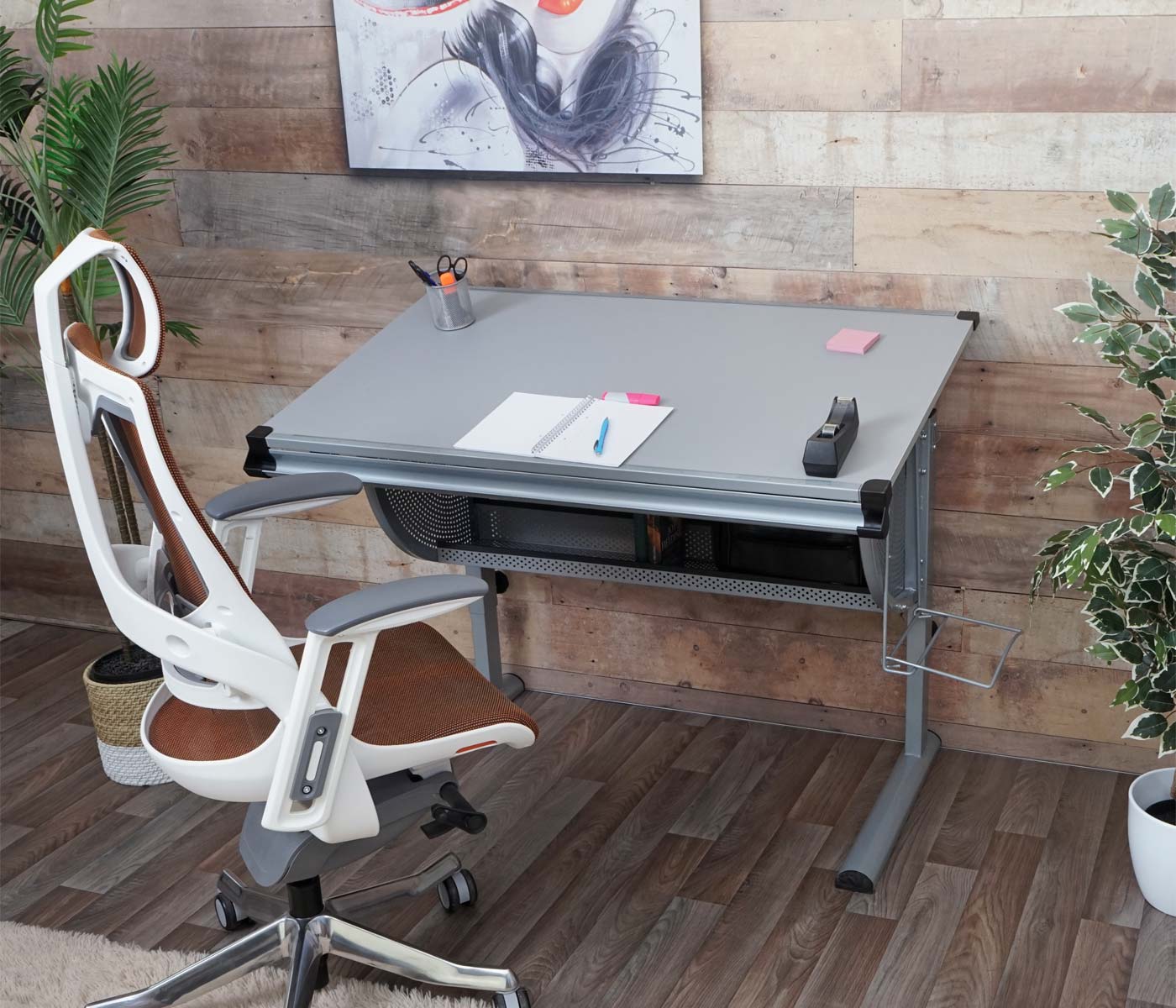 Bureau voor kinderen/jongeren Bureau voor studenten Bureau voor kantoor Oxford, in hoogte verstelbaar, kantelbaar ~ naturel, beuken