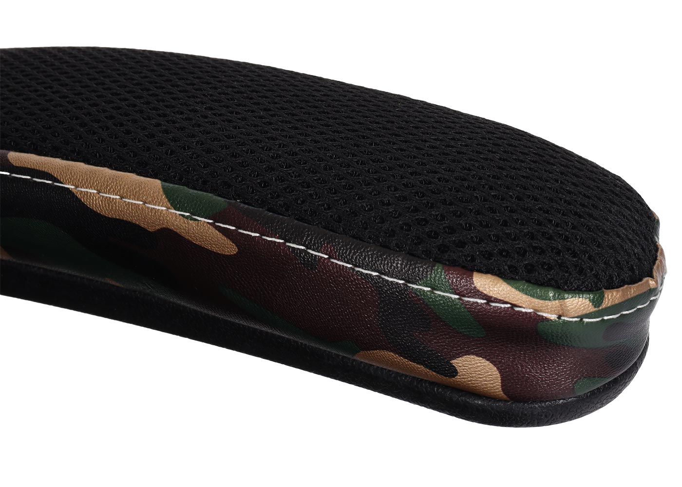 Bureaustoel MCW-K13, draaistoel gamestoel, ergonomisch, verstelbare armleuning, kunstleer ~ camouflage-zwart