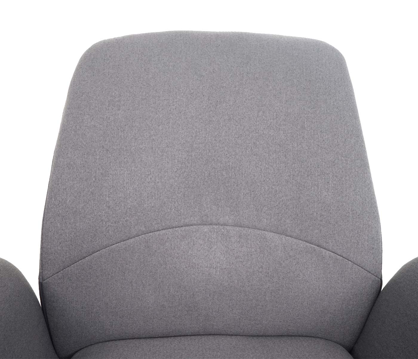 Bureaustoel MCW-K23, bureaustoel draaistoel fauteuil, stof/textiel met armleuningen ~ grijs