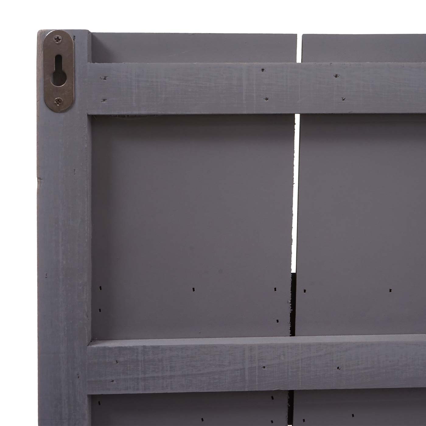 Wandkapstok MCW-C89 Welkom, kapstok, kapstokpaneel, shabby look vintage, 91x60cm ~ grijs-blauw