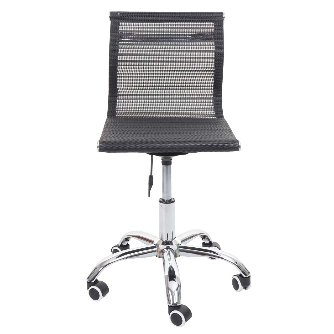 Bureaustoel MCW-K53, bureaustoel bureaustoel computerstoel, netbespanning stof/textiel ~ zwart