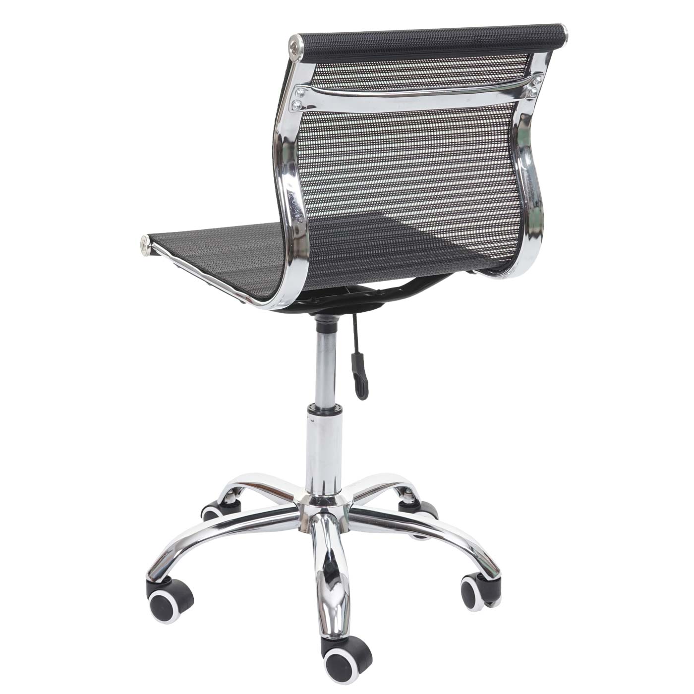Bureaustoel MCW-K53, bureaustoel bureaustoel computerstoel, netbespanning stof/textiel ~ zwart