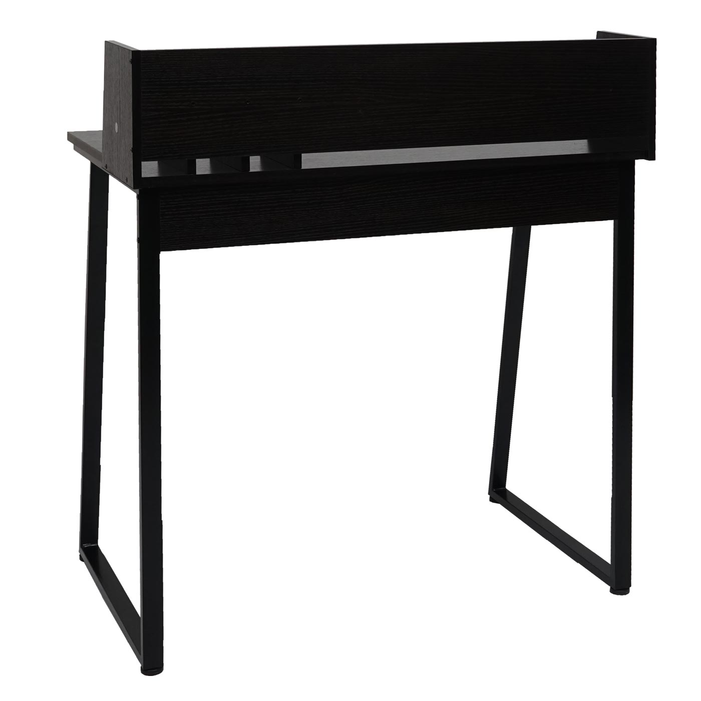 Bureau MCW-K69, laptop bureau bureau, 82x51cm 3D structuur, metaal MDF ~ zwart
