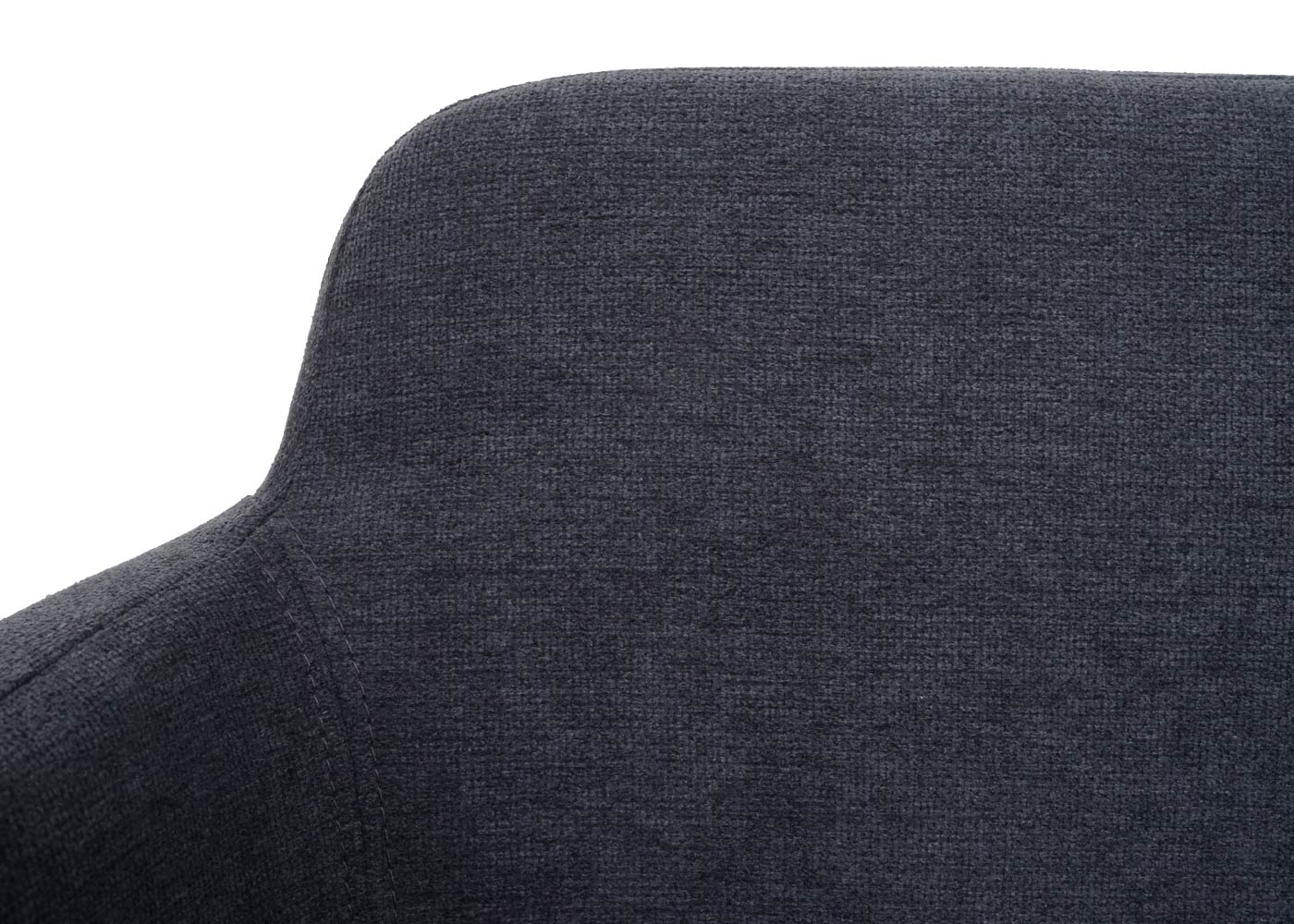 Eetkamerset MCW-L13, set van 2 stoelen + bank Eetkamerset, stof/textiel ~ antraciet
