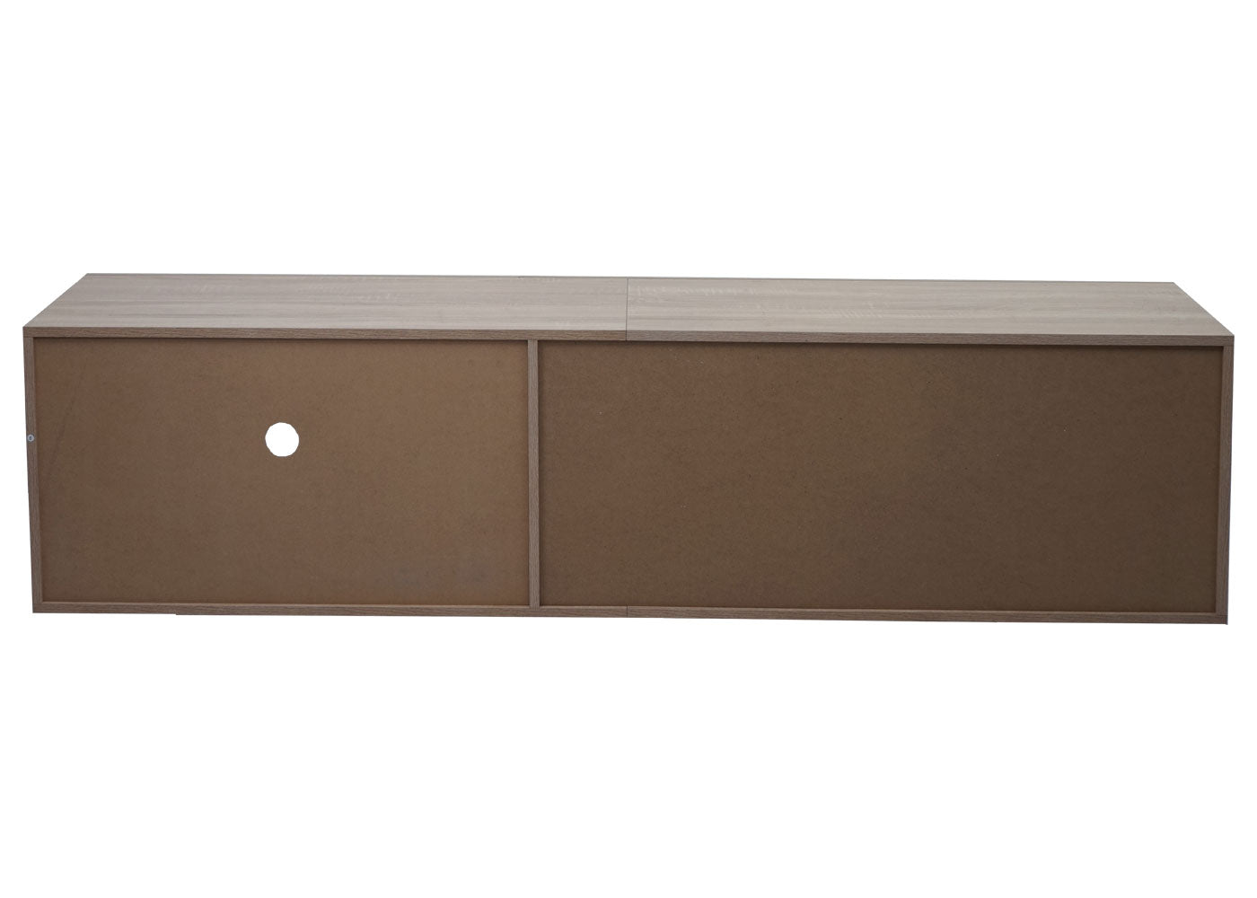 TV-rek MCW-L33, TV-standaard TV-tafel lowboard TV-kast ladekast, hout 43x180x41cm opbergvak, eiken-look, wit