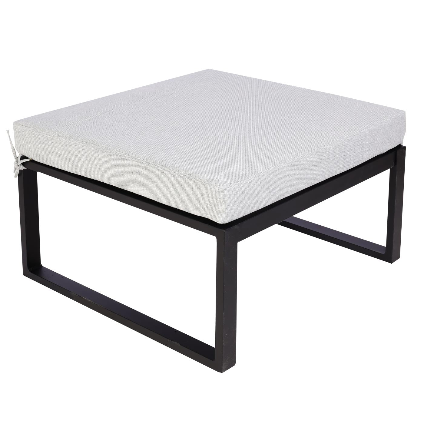Tuinset MCW-L26b, tuinzitgroep loungeset bank, aluminium acaciahout MVG-gecertificeerd ~ lichtgrijs