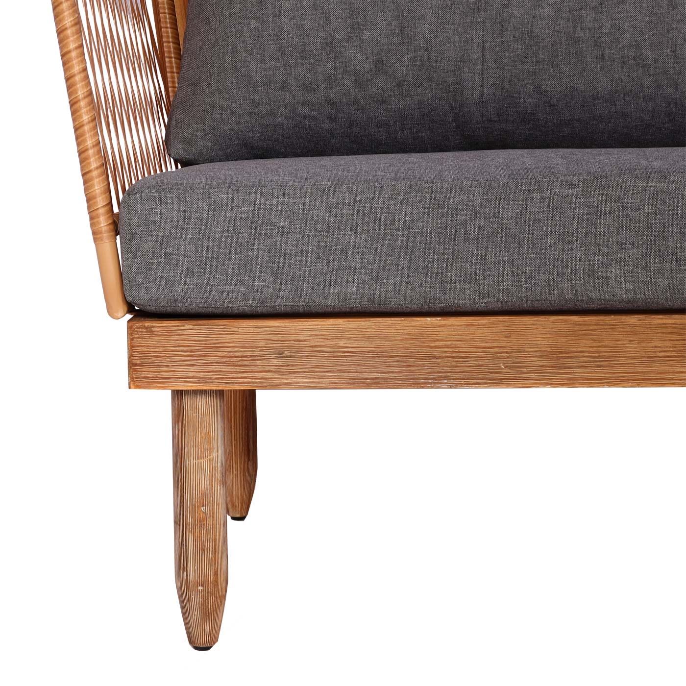 Tuinset MCW-L29, bankstel loungeset, acaciahout MVG-gecertificeerd ~ donkergrijs